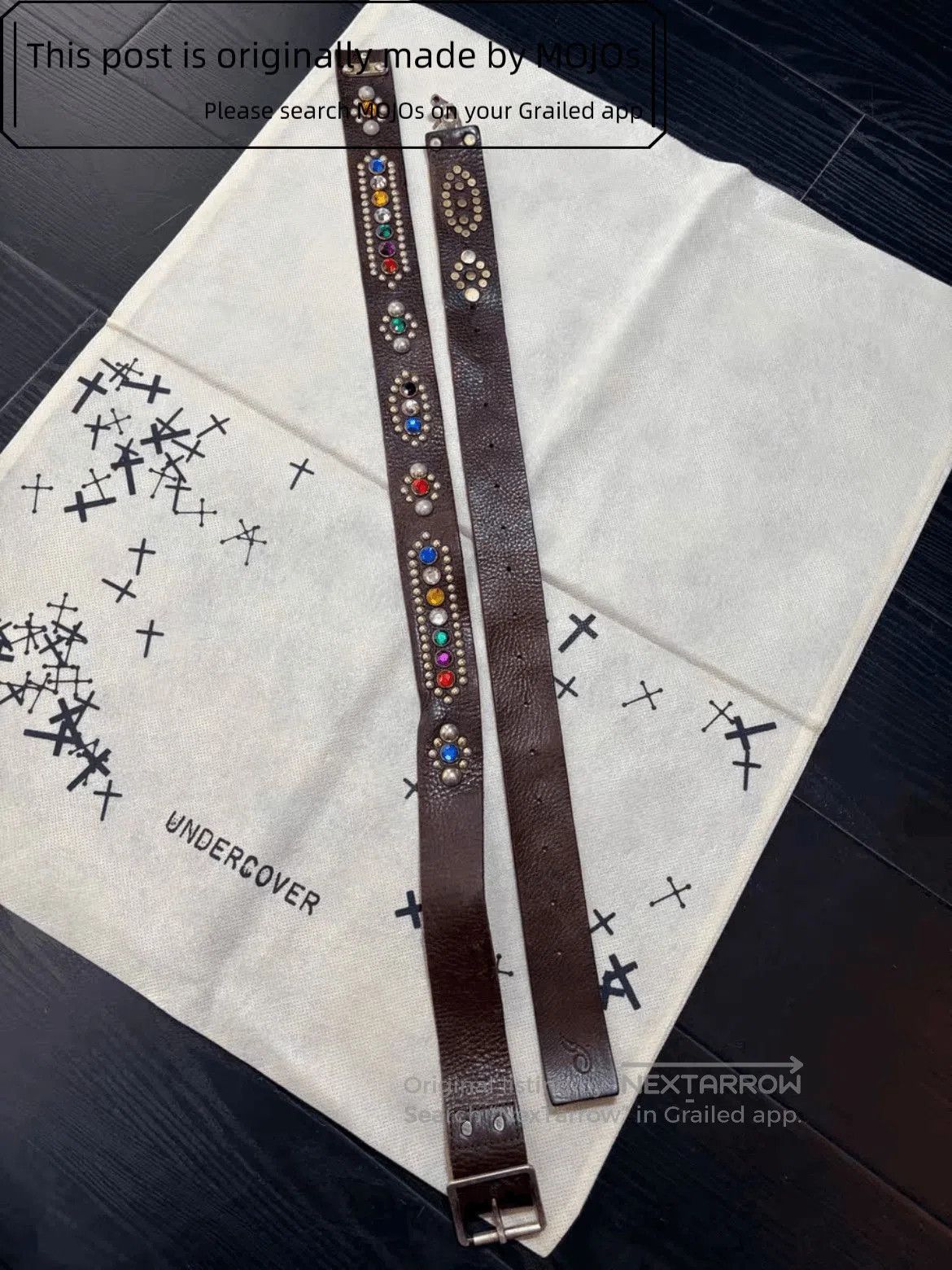 Takahiromiyashita The Soloist. Takahiromiyashita the Soloist 15SS Jewel Belt. Size ONE SIZE - 3 Thumbnail