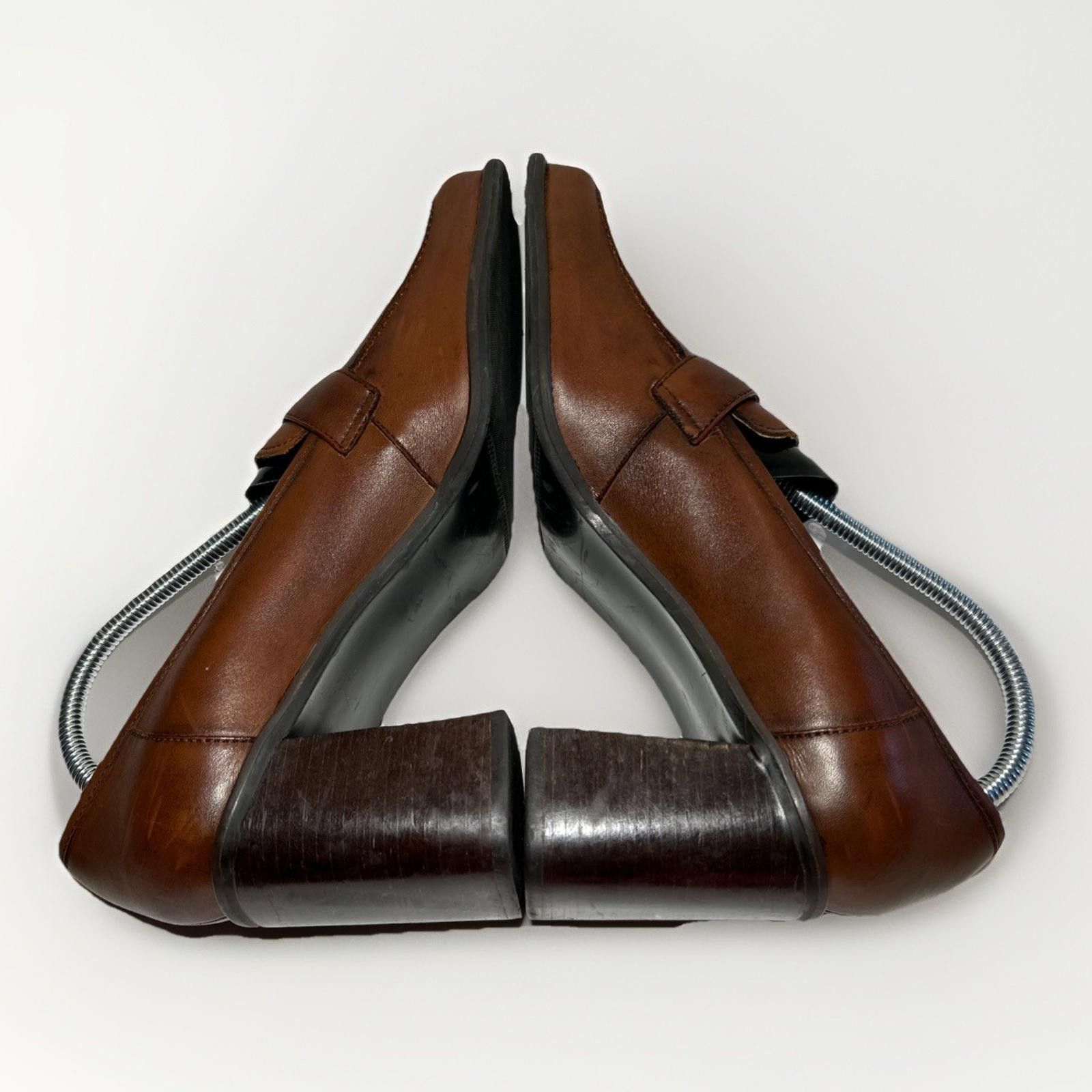 Other Naturalizer Womens Leather Loafers Buckle Slip Brown Sz.10 Size US 10 / IT 40 - 4 Thumbnail