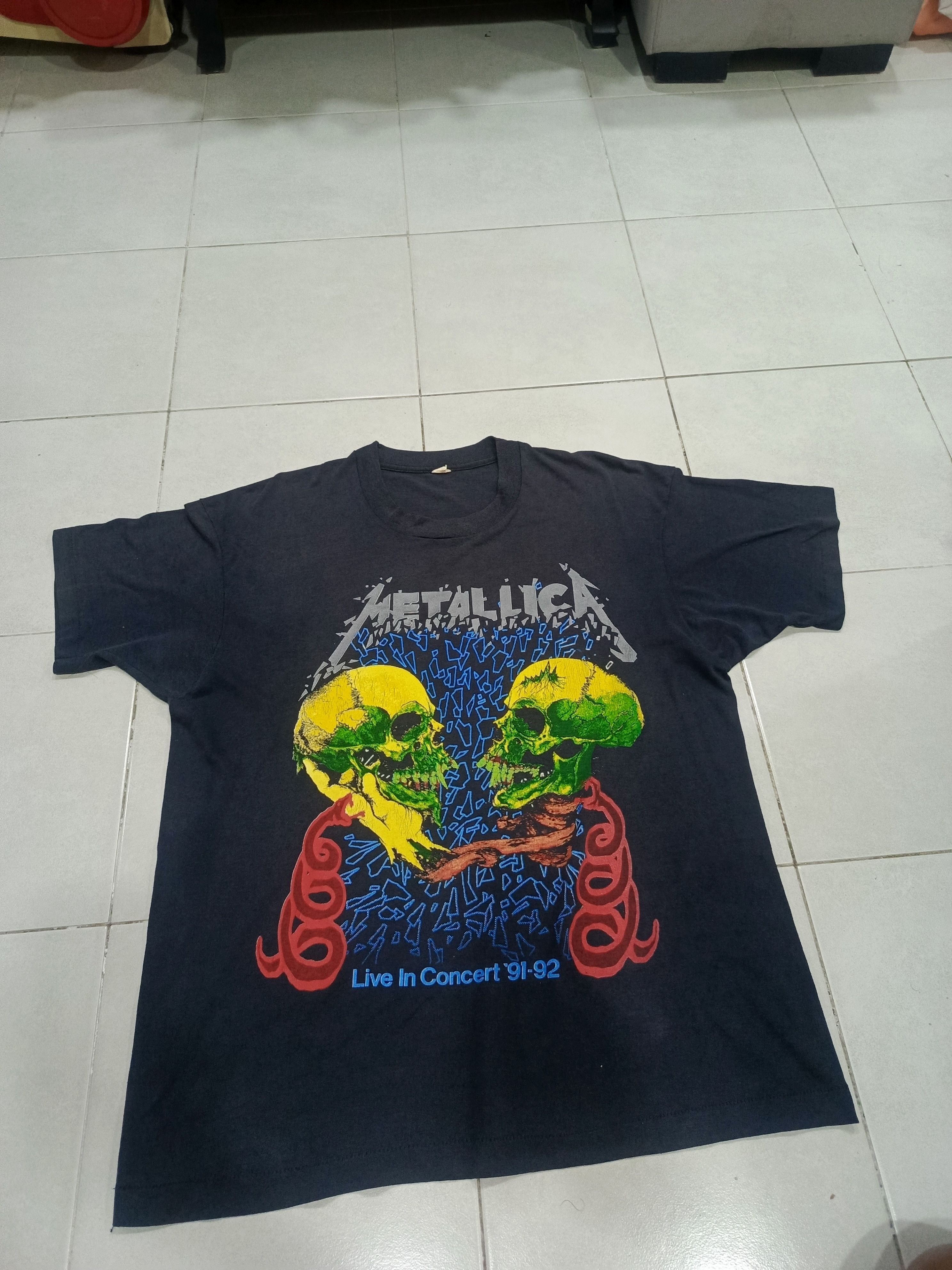 Vintage Metallica shirt 90s vintage Size US XL / EU 56 / 4 - 1 Thumbnail