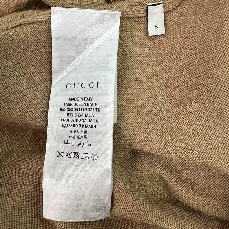 Gucci GucciKhaki gold-rimmed full-printed rhinestone double Glogo Size US S / EU 44-46 / 1 - 5 Thumbnail