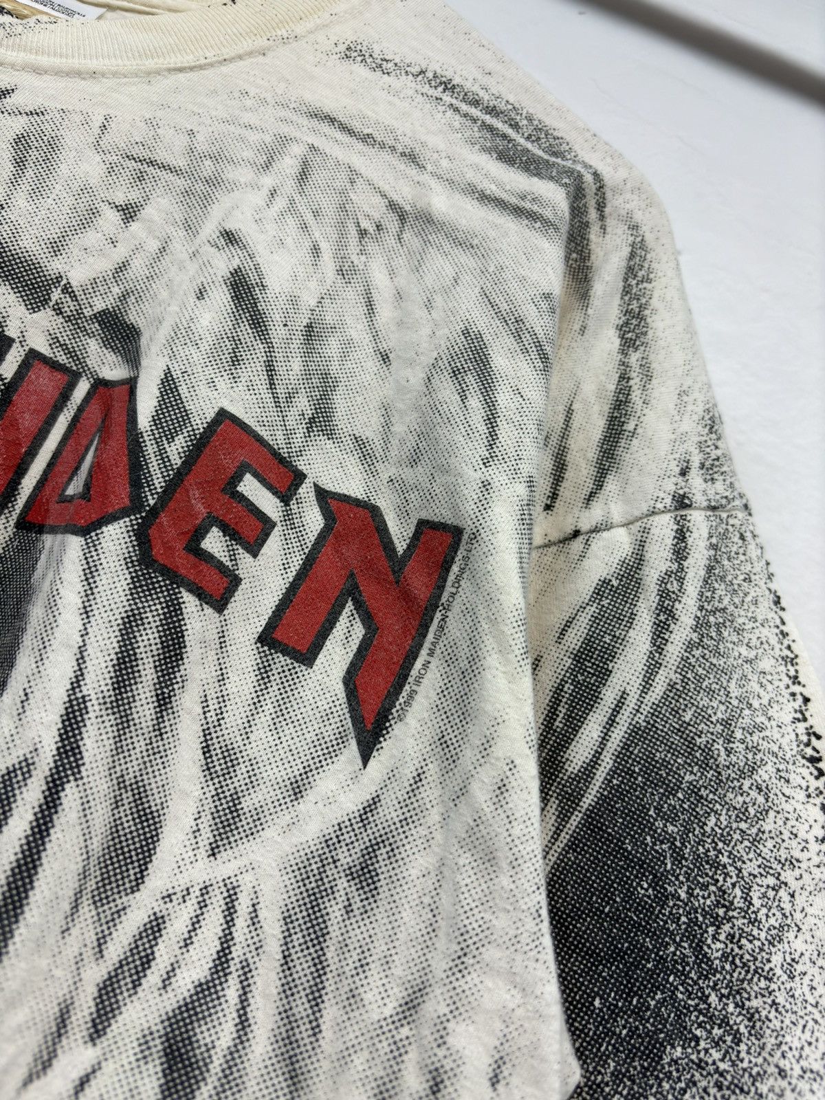 Band Tees × Vintage Vintage 1999 Iron Maiden All Over Print 90s band shirt rare Size US XL / EU 56 / 4 - 5 Thumbnail