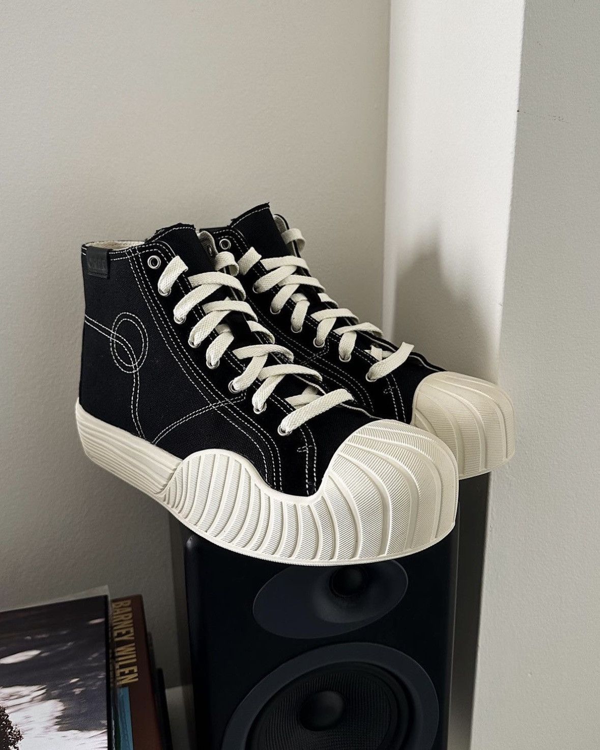 image of Oree New York Orée 1917 High Top Sneaker in Black, Men's