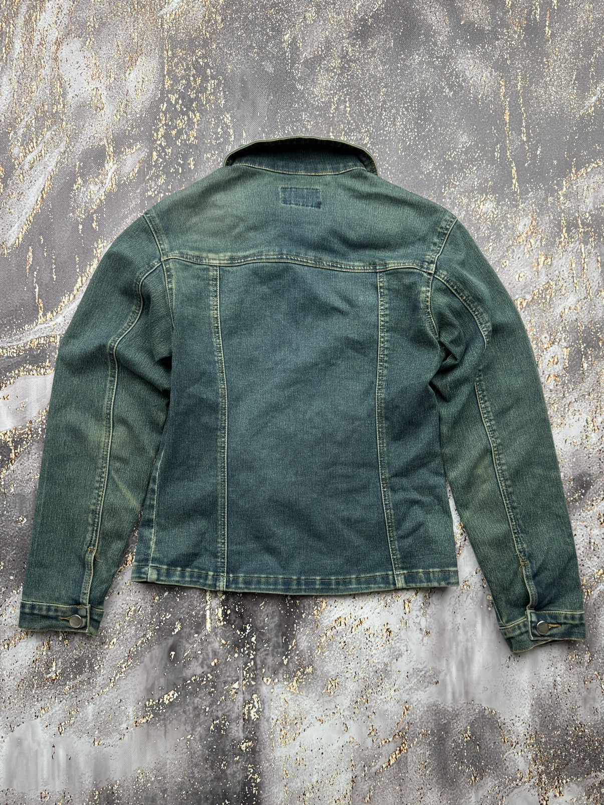 Japanese Brand × Vintage Vintage Sun Faded Denim Jacket Size M / US 6-8 / IT 42-44 - 6 Thumbnail
