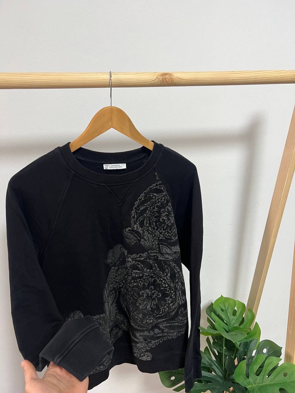 Versace Versace Collection Crewneck Sweater Black Size Medium Size US M / EU 48-50 / 2 - 9 Thumbnail