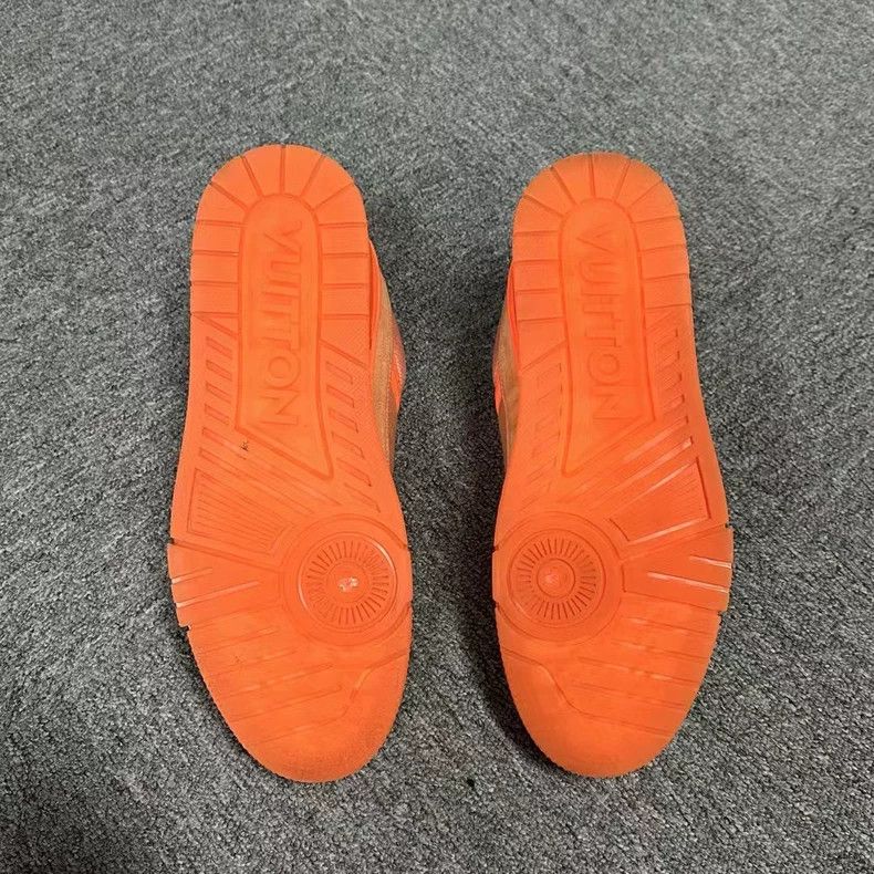 Louis Vuitton Louis Vuitton Orange Trainer Sport Fashion Board Shoes Size US 8 / EU 41 - 5 Thumbnail