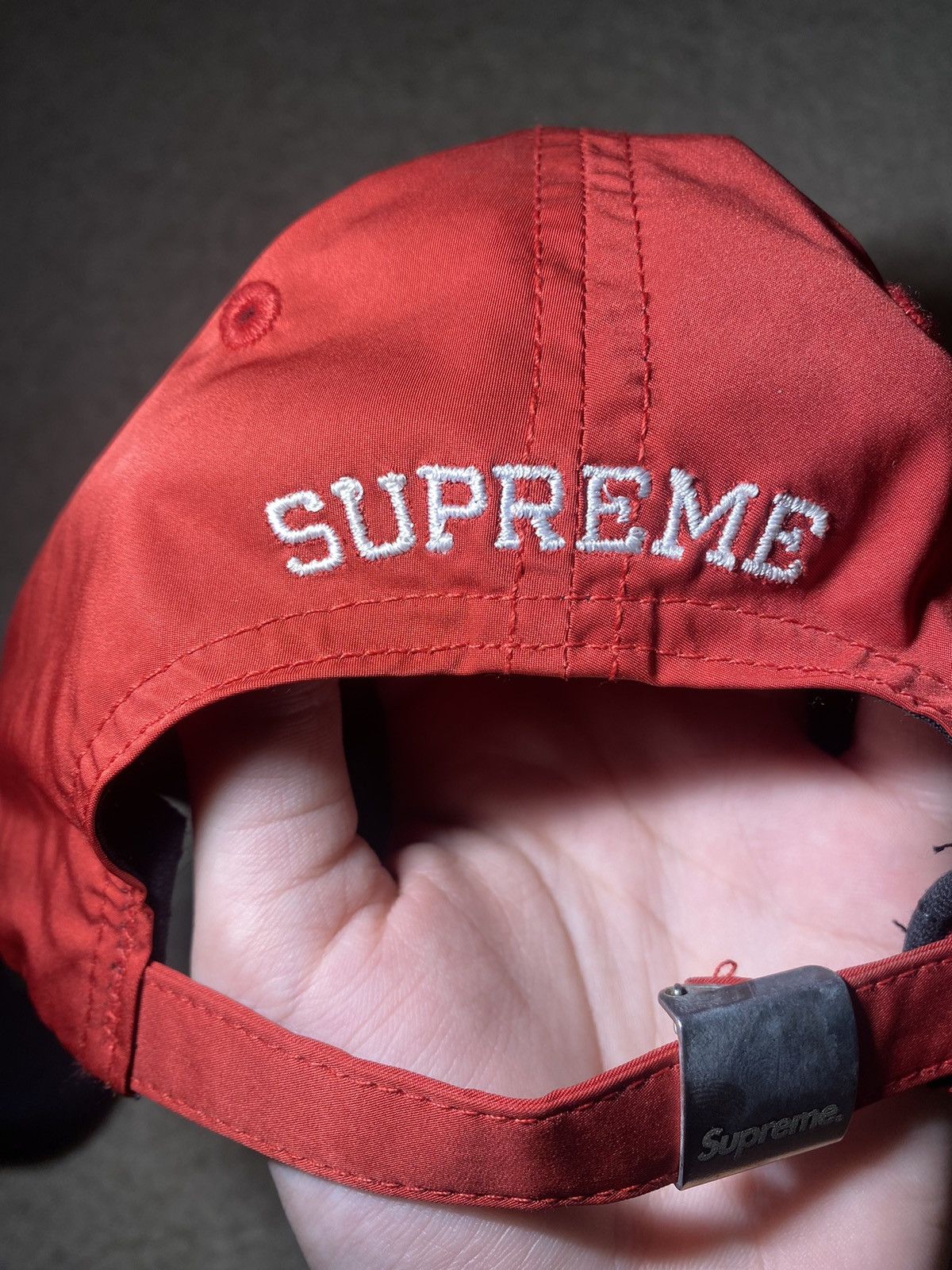 Supreme Supreme Nylon Visor Label 6-Panel Size ONE SIZE - 4 Thumbnail