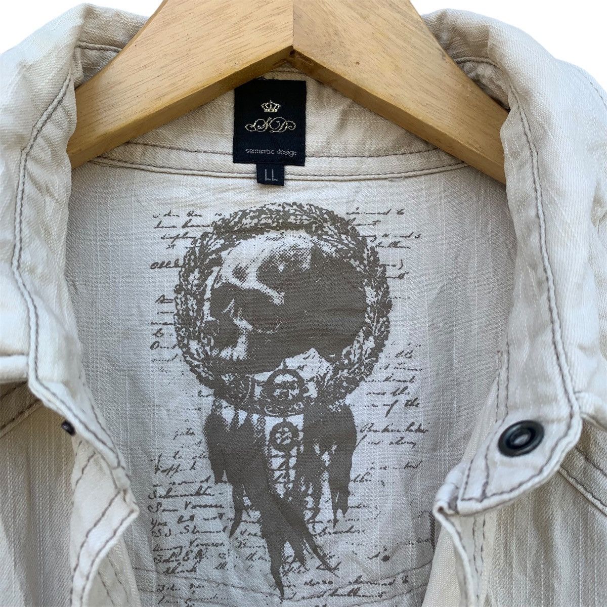 If Six Was Nine × Japanese Brand × semanticdesign Sematic design poem western shirts Size US L / EU 52-54 / 3 - 4 Thumbnail