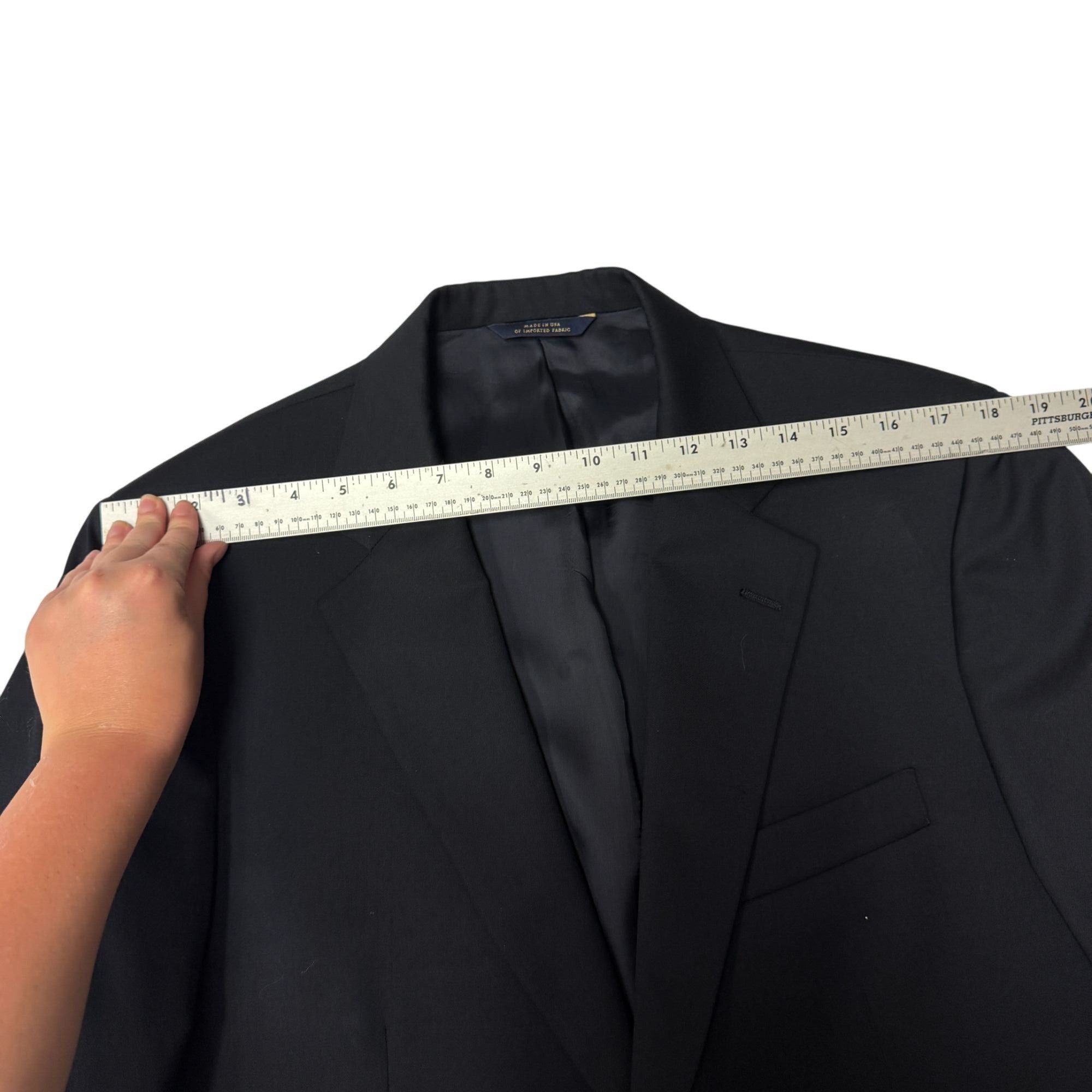 Brooks Brothers Brooks Brothers Black Sport Coat EVENING Jacket Wool Blazer Size 40R - 11 Thumbnail