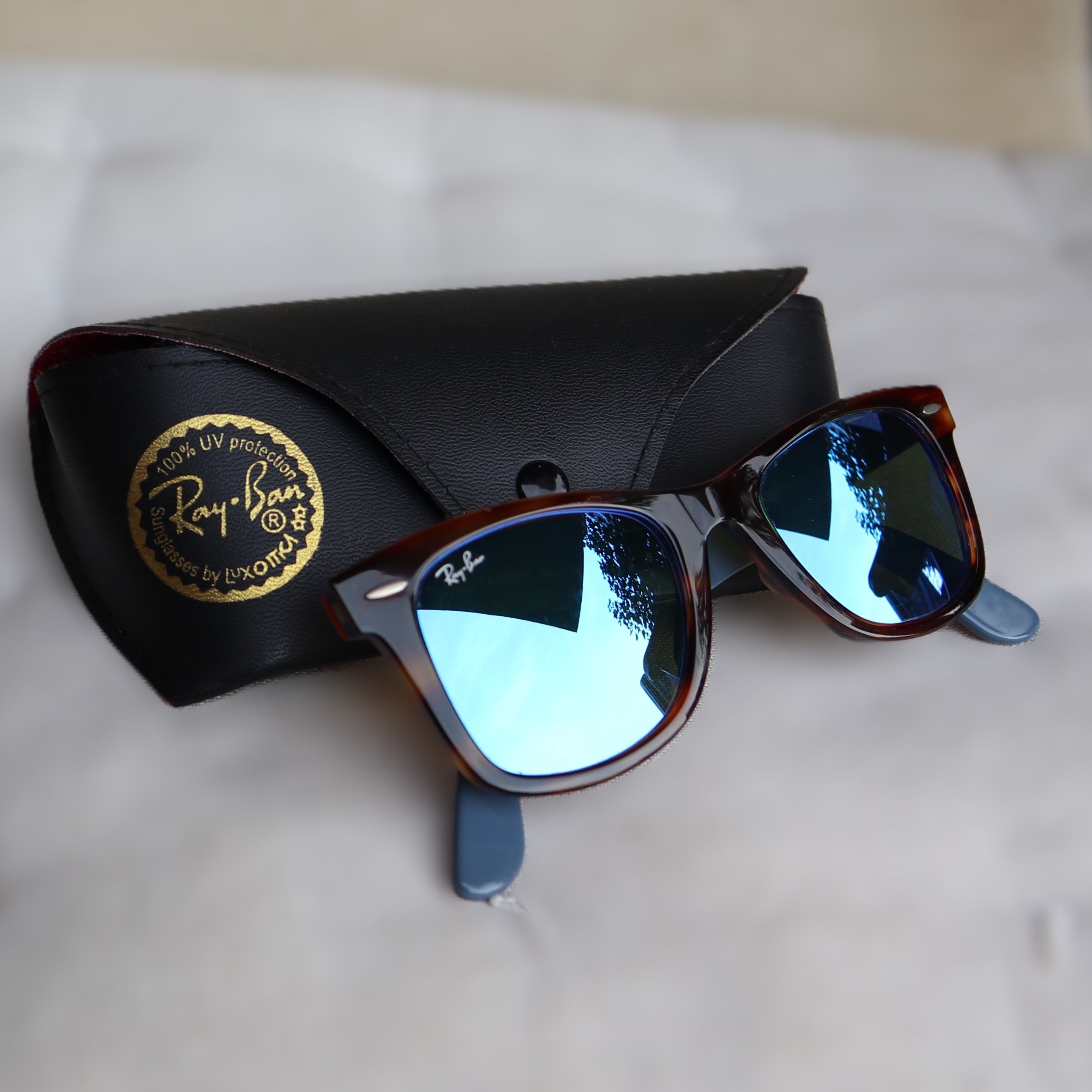 RayBan Ray Ban Wings II Sunglasses RB3160 003 6I Large. Grailed