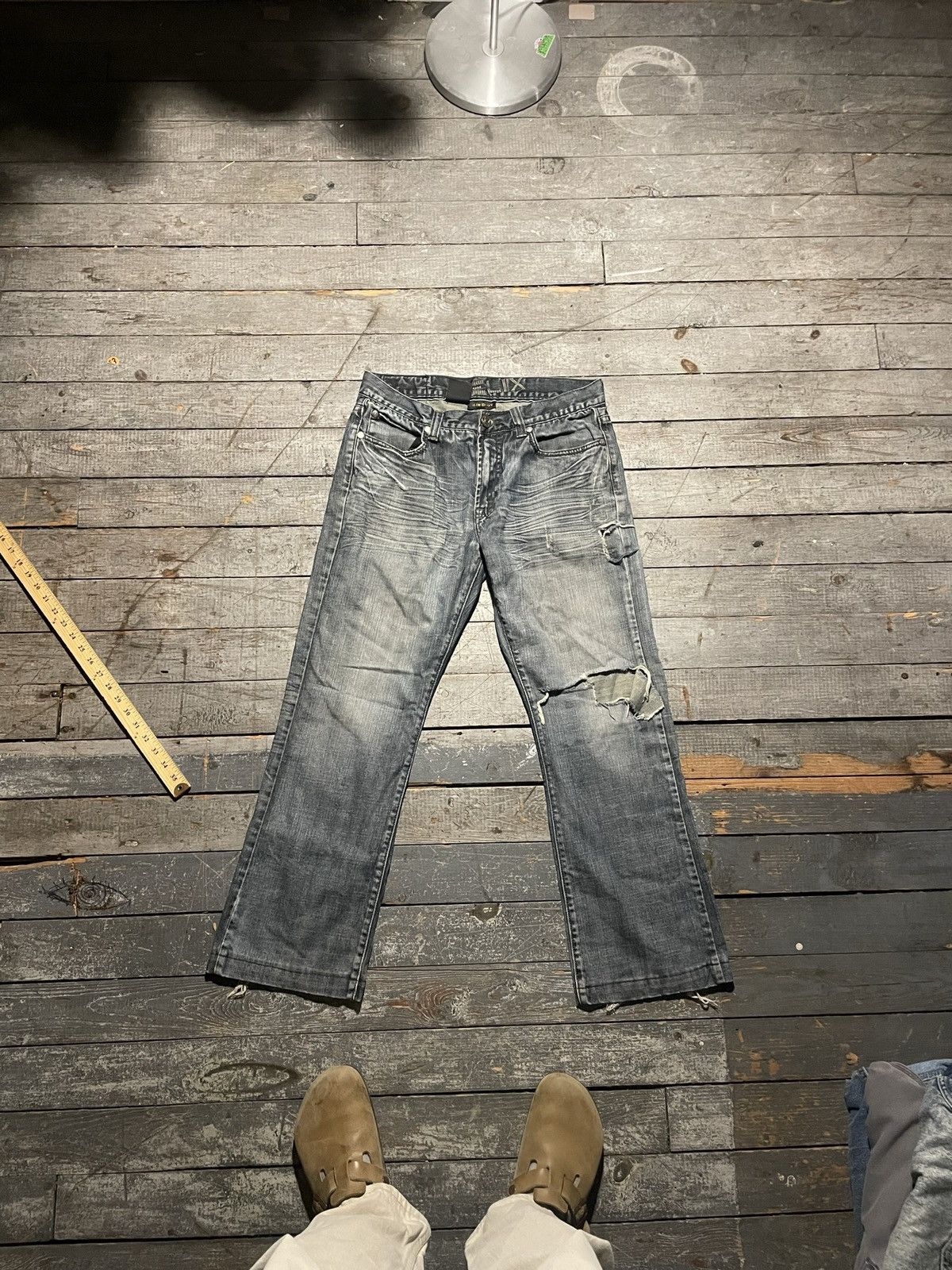 Helix × Vintage Y2K Helix Boot Cut Jeans Size US 32 / EU 48 - 1 Thumbnail