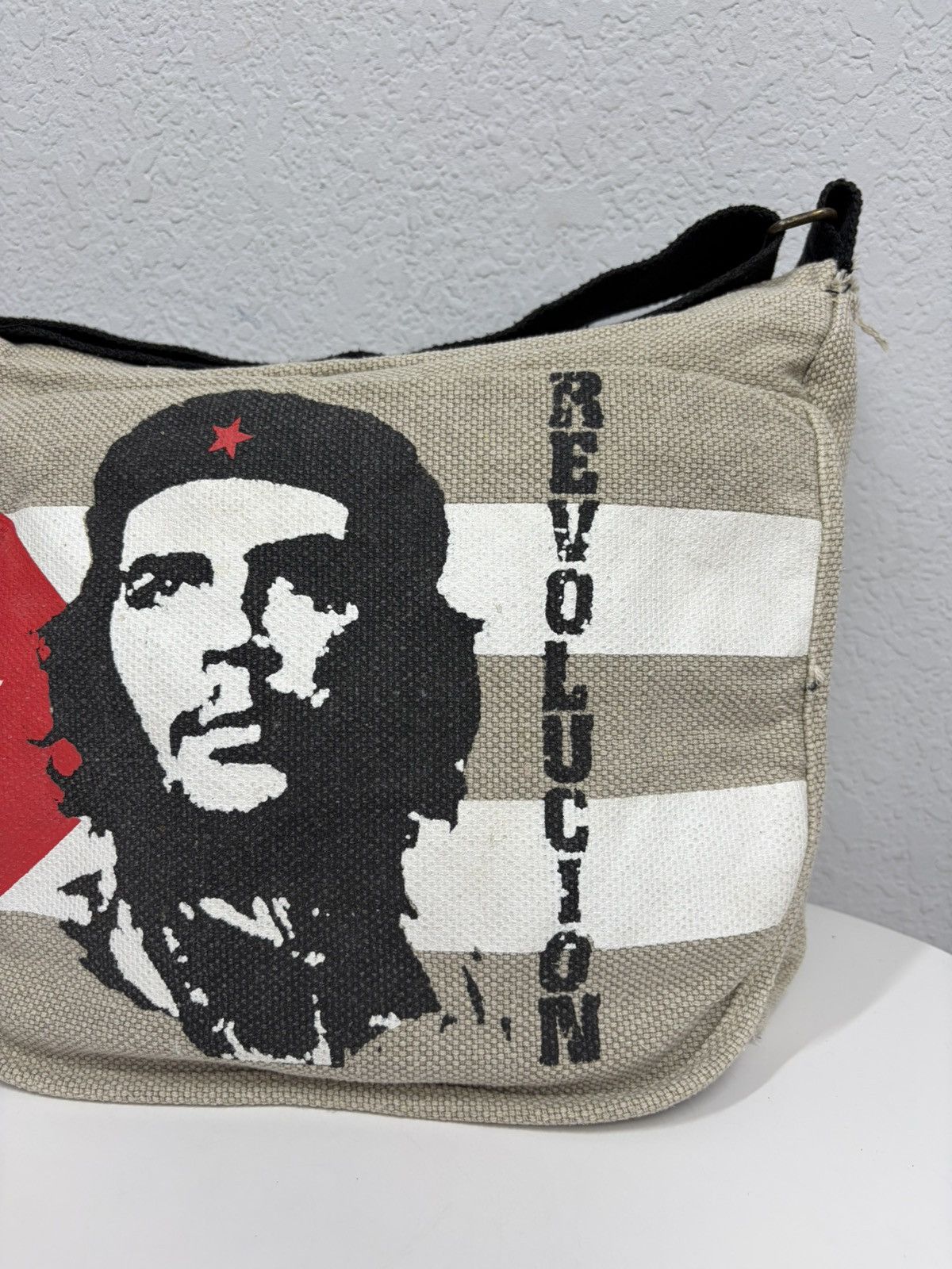 Diesel Vintage Che Guevara Revolution Messenger Shoulder Bag Army Size ONE SIZE - 6 Thumbnail