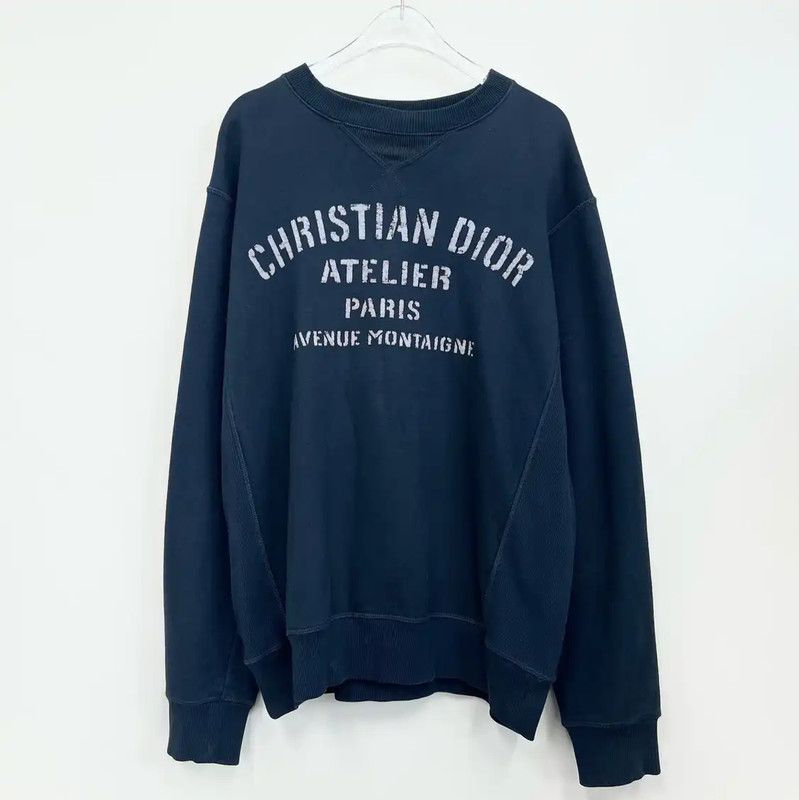 Dior Dior Deep Blue Women's Sweatshirt S Size 0089 Size S / US 4 / IT 40 - 1 Thumbnail