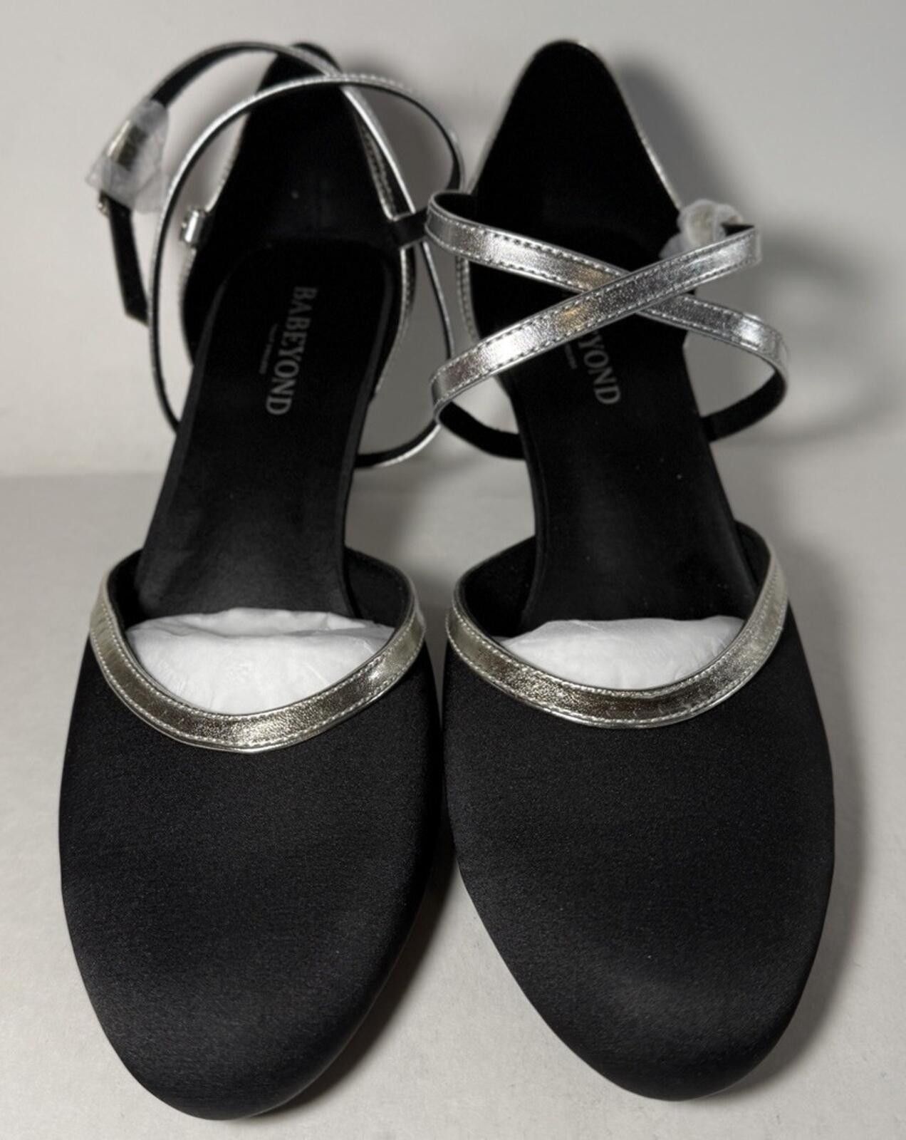 Other BABEYOND Women's Closed Toe Strappy Latin Dance Shoes Black Size ONE SIZE - 2 Thumbnail