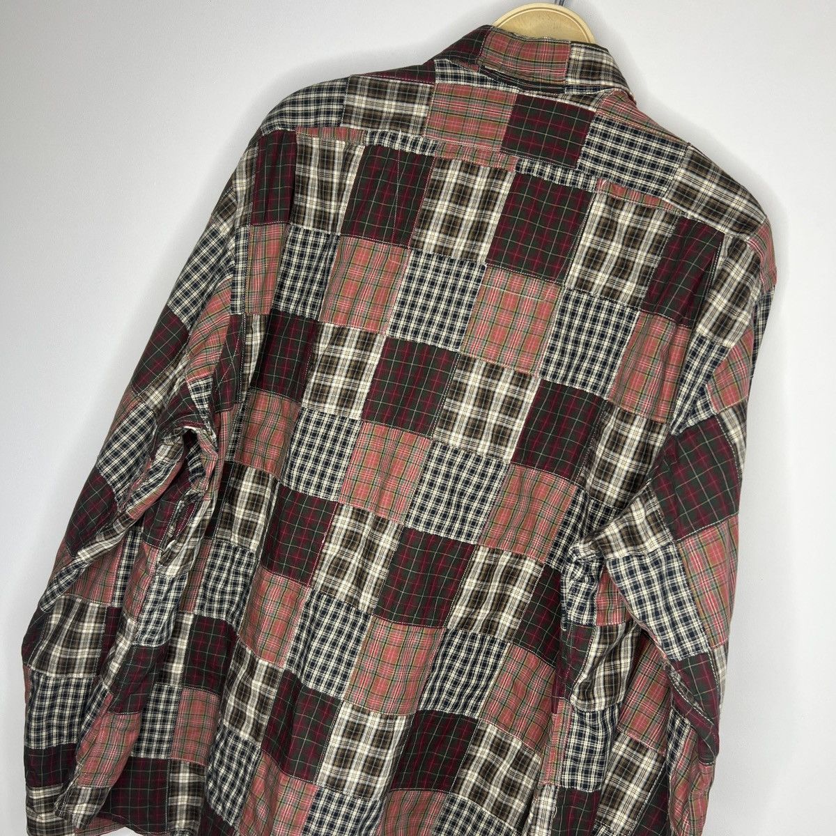Polo Ralph Lauren Vintage polo Ralph Lauren flannel patchwork shirt checkered Size US XXL / EU 58 / 5 - 10 Thumbnail