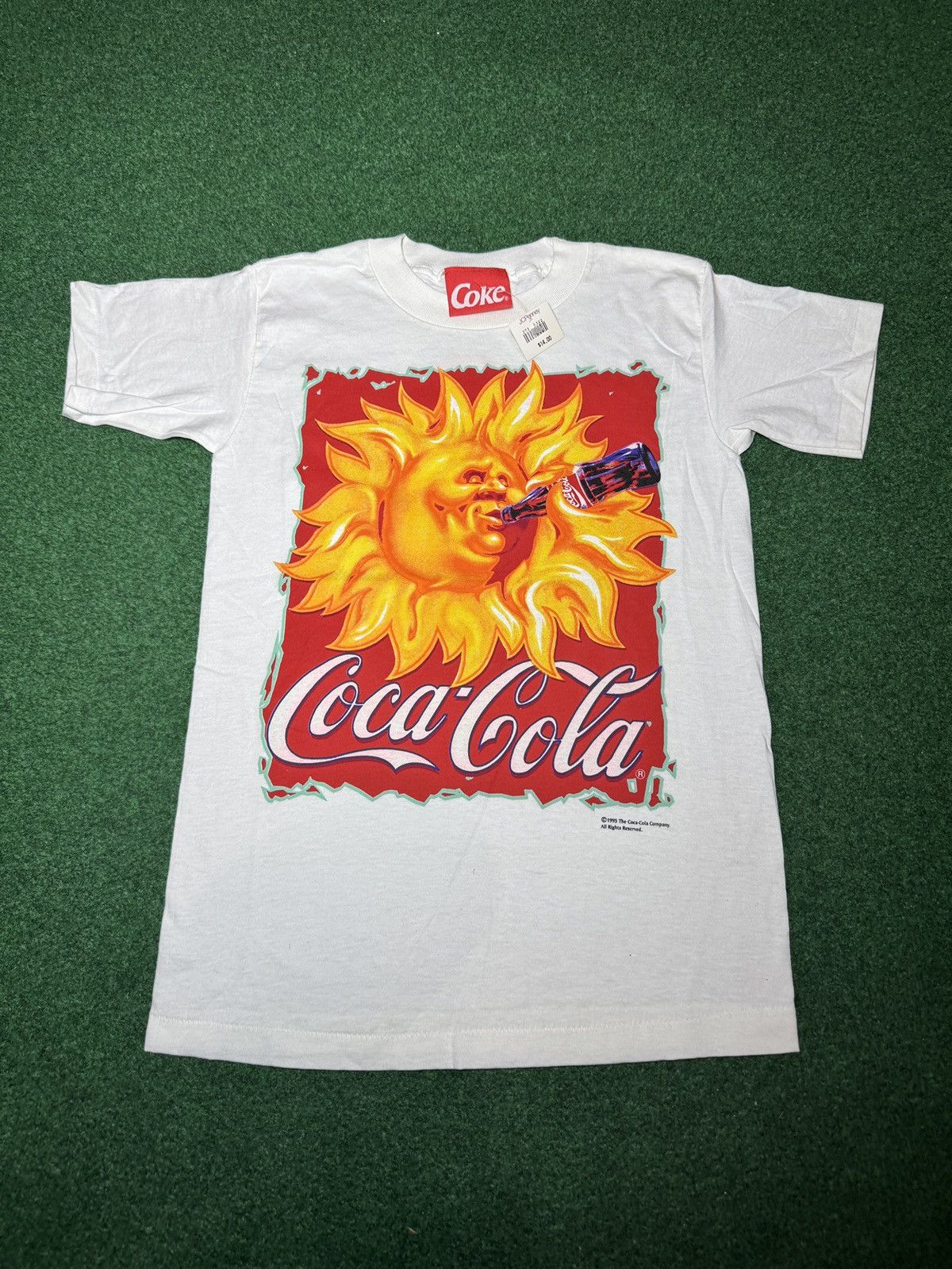 Coca Cola Coca Cola Coke Vintage 90s NWT Youth Large 16x25 T Shirt Size XS / US 0-2 / IT 36-38 - 1 Thumbnail