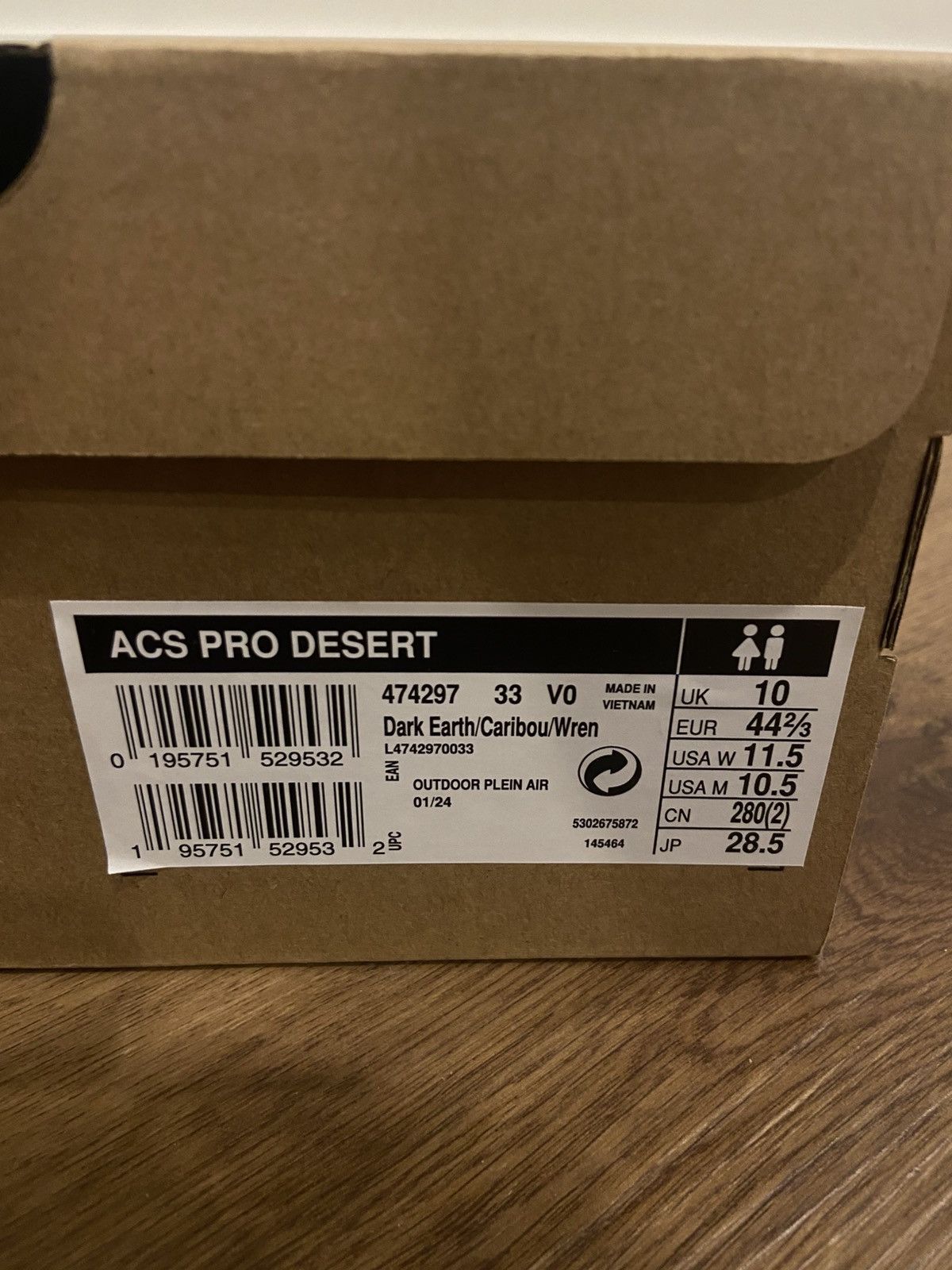 Salomon Salomon Brown ACS Pro Desert Sneakers Size US 10.5 / EU 43-44 - 7 Thumbnail