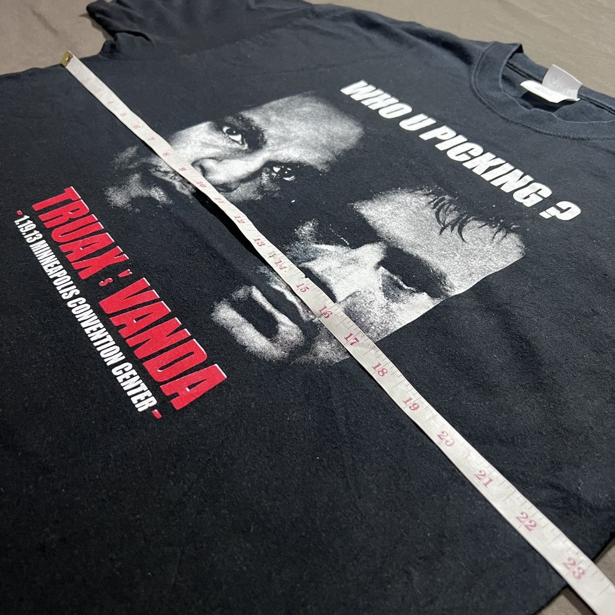 Rap Tees Vintage Y2K Caleb Truax Vs Matt Vanda Boxing Graphic XL Size US XL / EU 56 / 4 - 5 Thumbnail