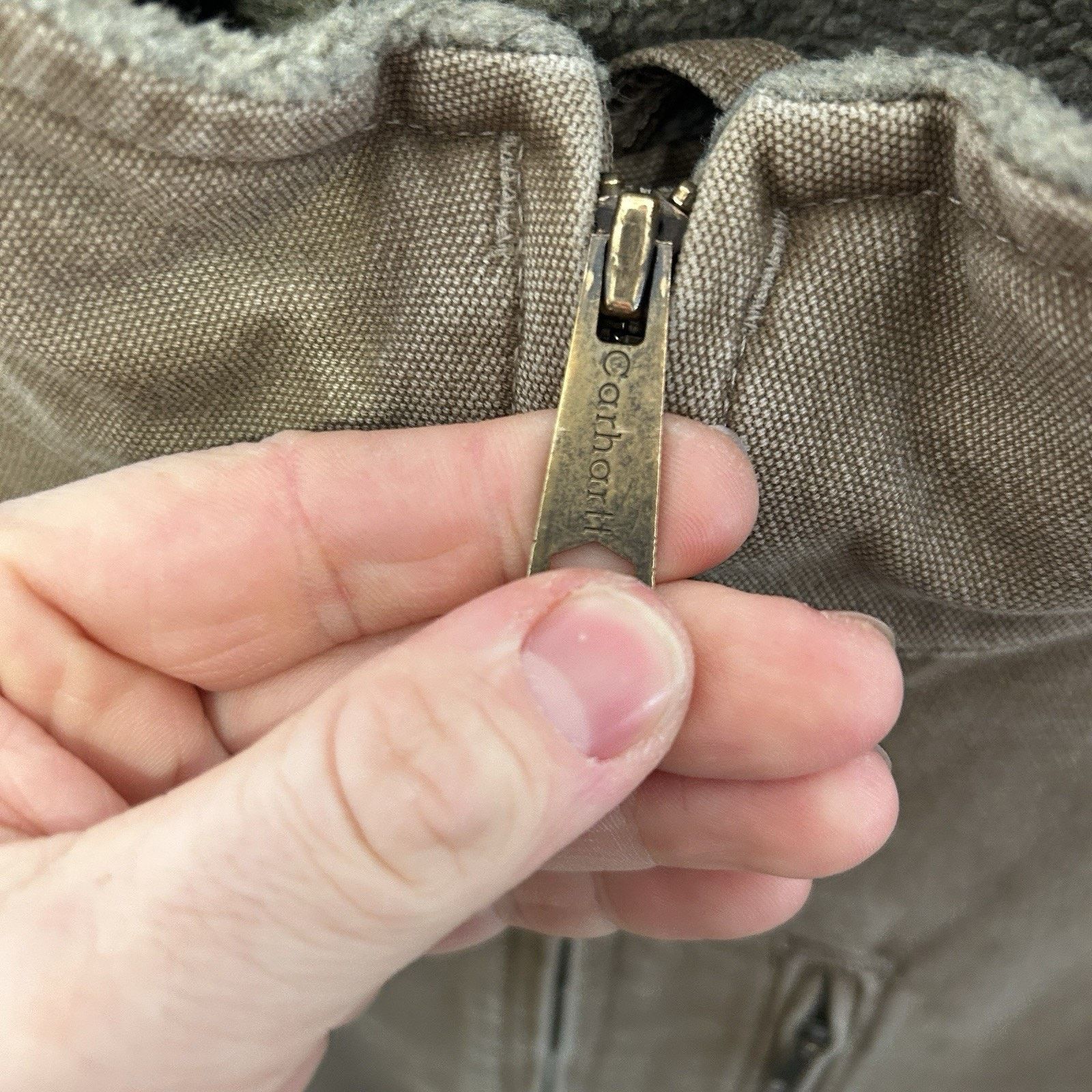 Carhartt Vintage Carhartt Sherpa-Lined Muskegon “Frontier Brown” Size US L / EU 52-54 / 3 - 14 Thumbnail