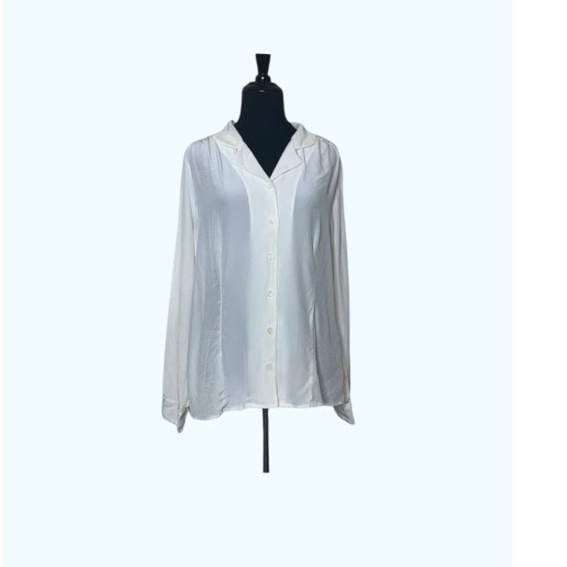 Pendleton Pendleton cream silk long sleeves button shirt size 14 Size XL / US 12-14 / IT 48-50 - 1 Thumbnail