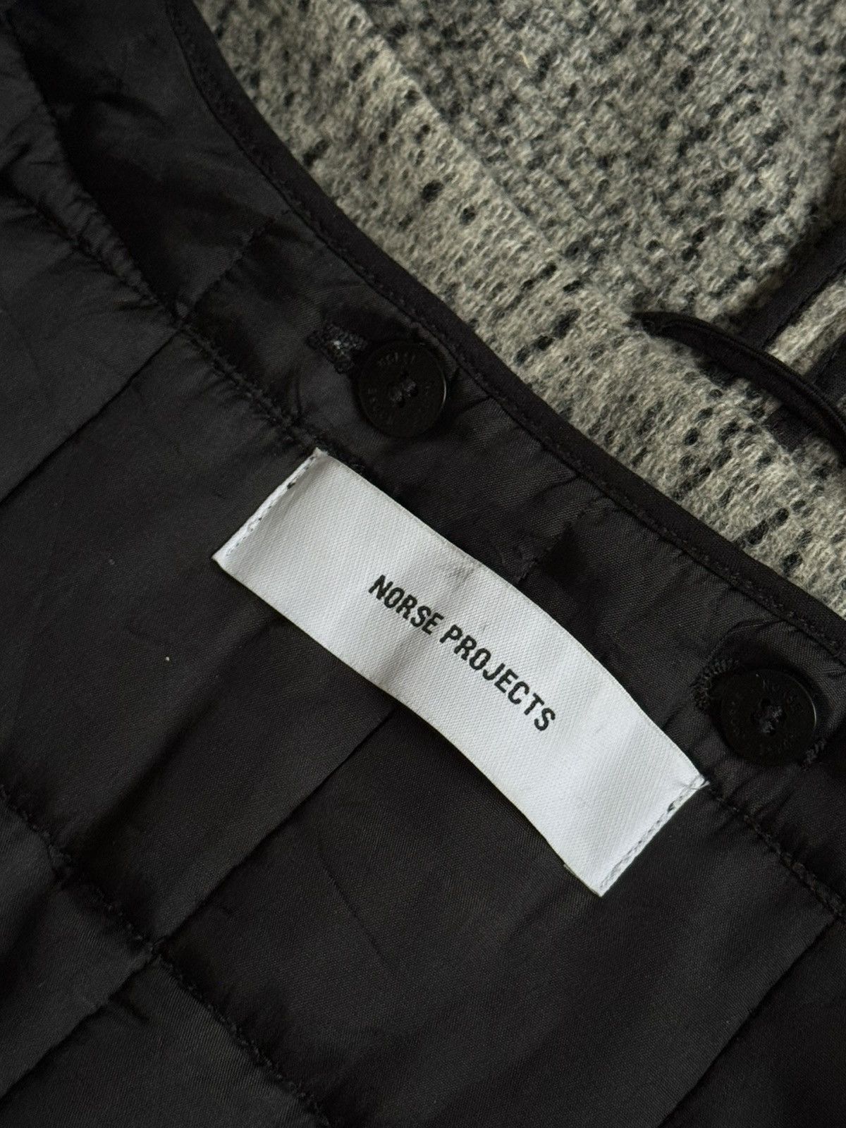 Norse Projects Norse Projects Signet Felt Hooded Coat – Grey Wool Size XS / US 0-2 / IT 36-38 - 10 Thumbnail