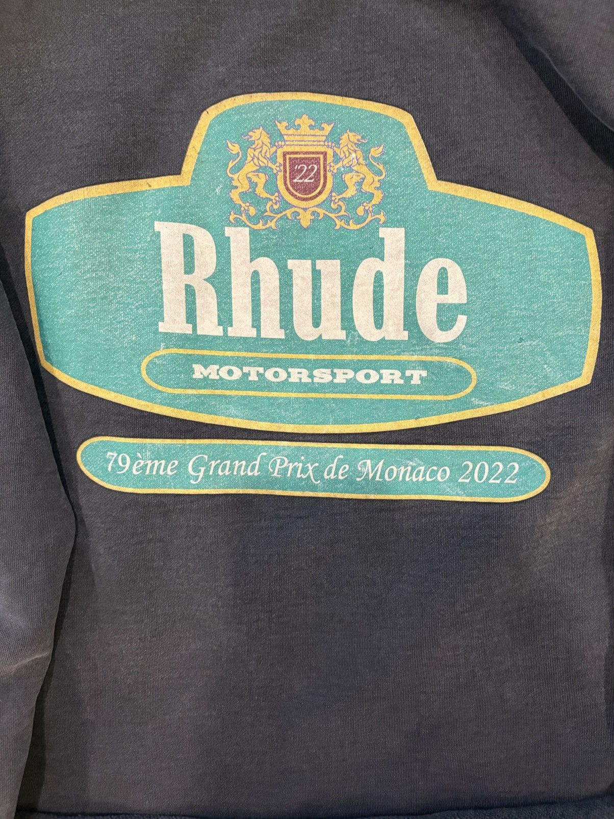Rhude Rhude Racing Crest Hoodie Size US M / EU 48-50 / 2 - 5 Thumbnail