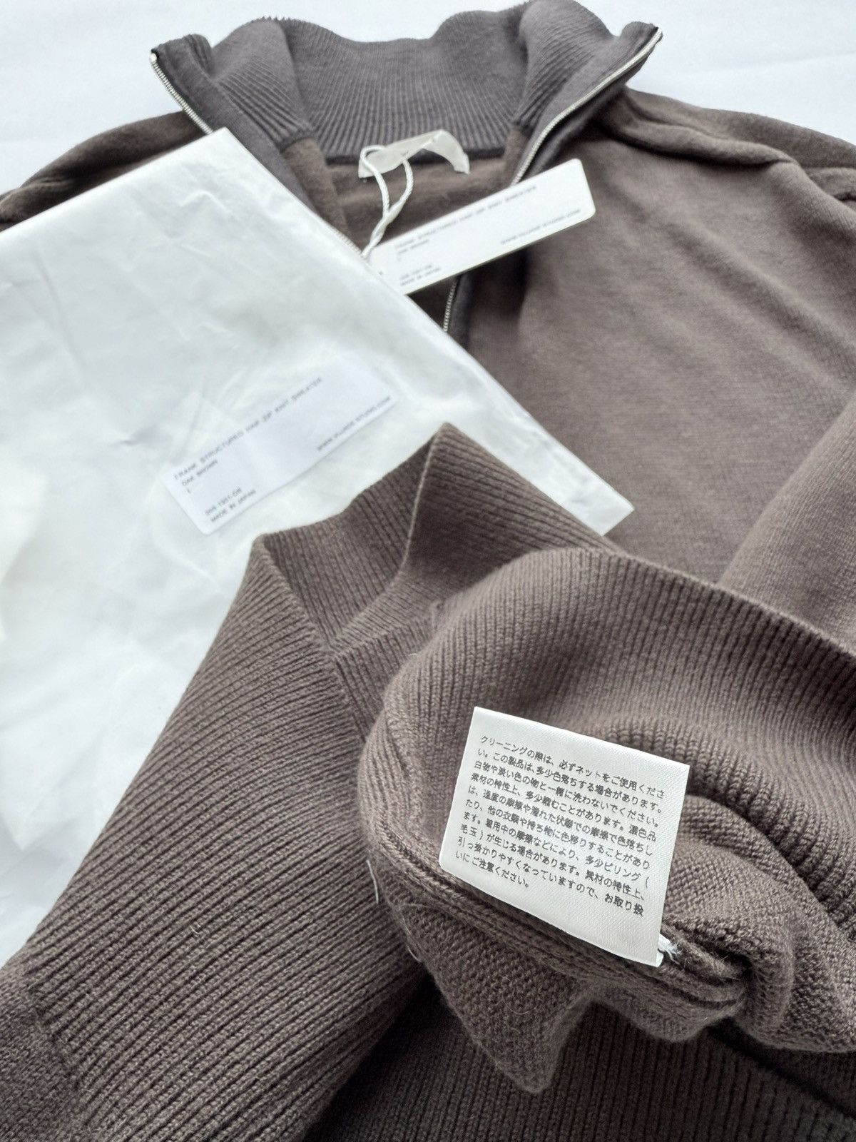 Vuja De VUJADE FRANK STRUCTURED HAIF-ZIP KNIT SWEATER | Grailed
