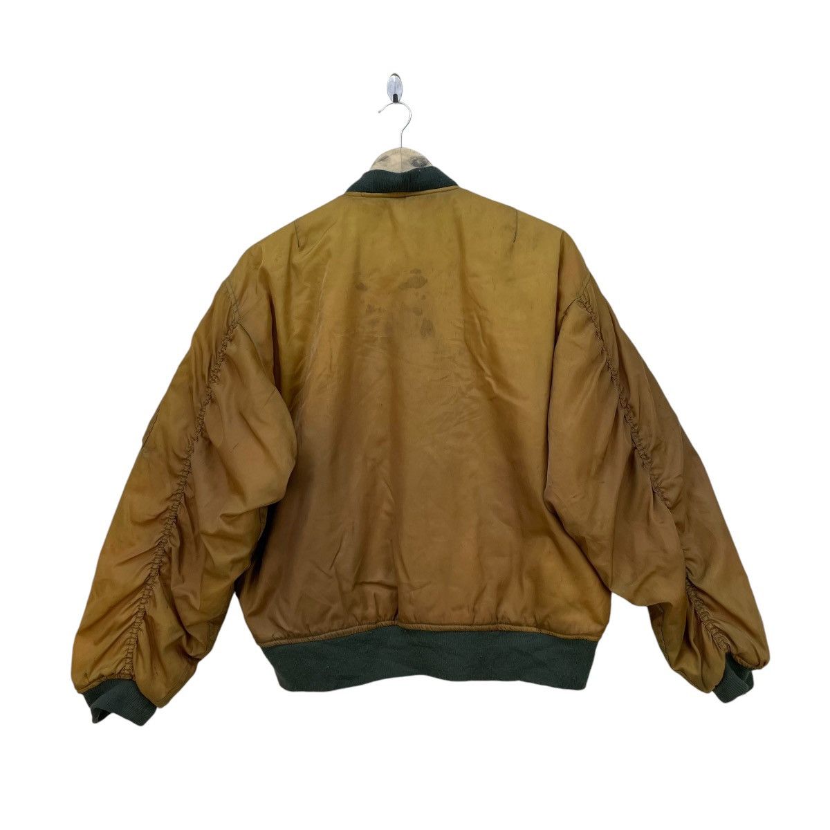 Japanese Brand Vintage Phatom Military Bomber Flight Jacket Ma 1 Size US M / EU 48-50 / 2 - 2 Thumbnail