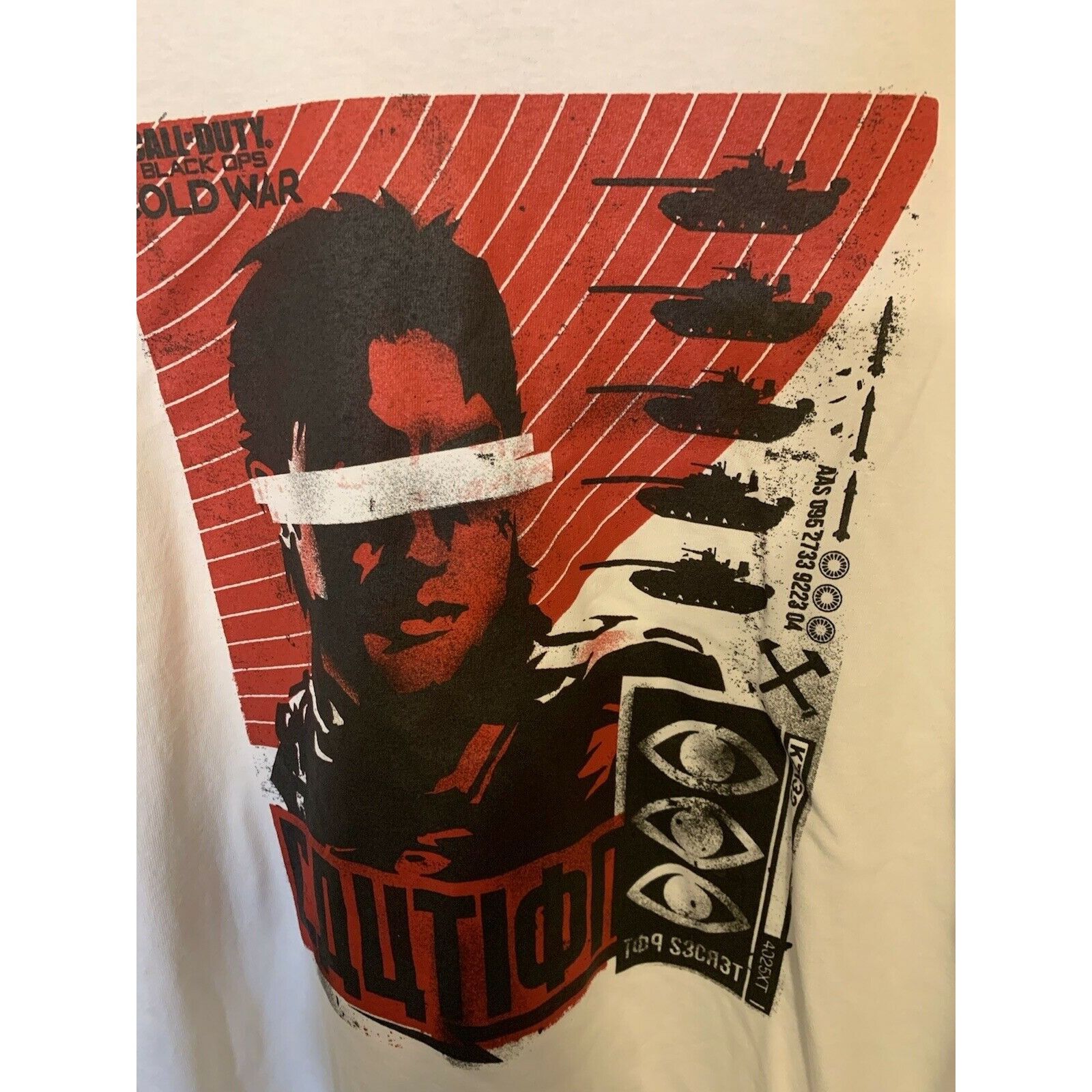 Other Call Of Duty Black Ops Cold War T shirt Men’s 2XL white | Grailed