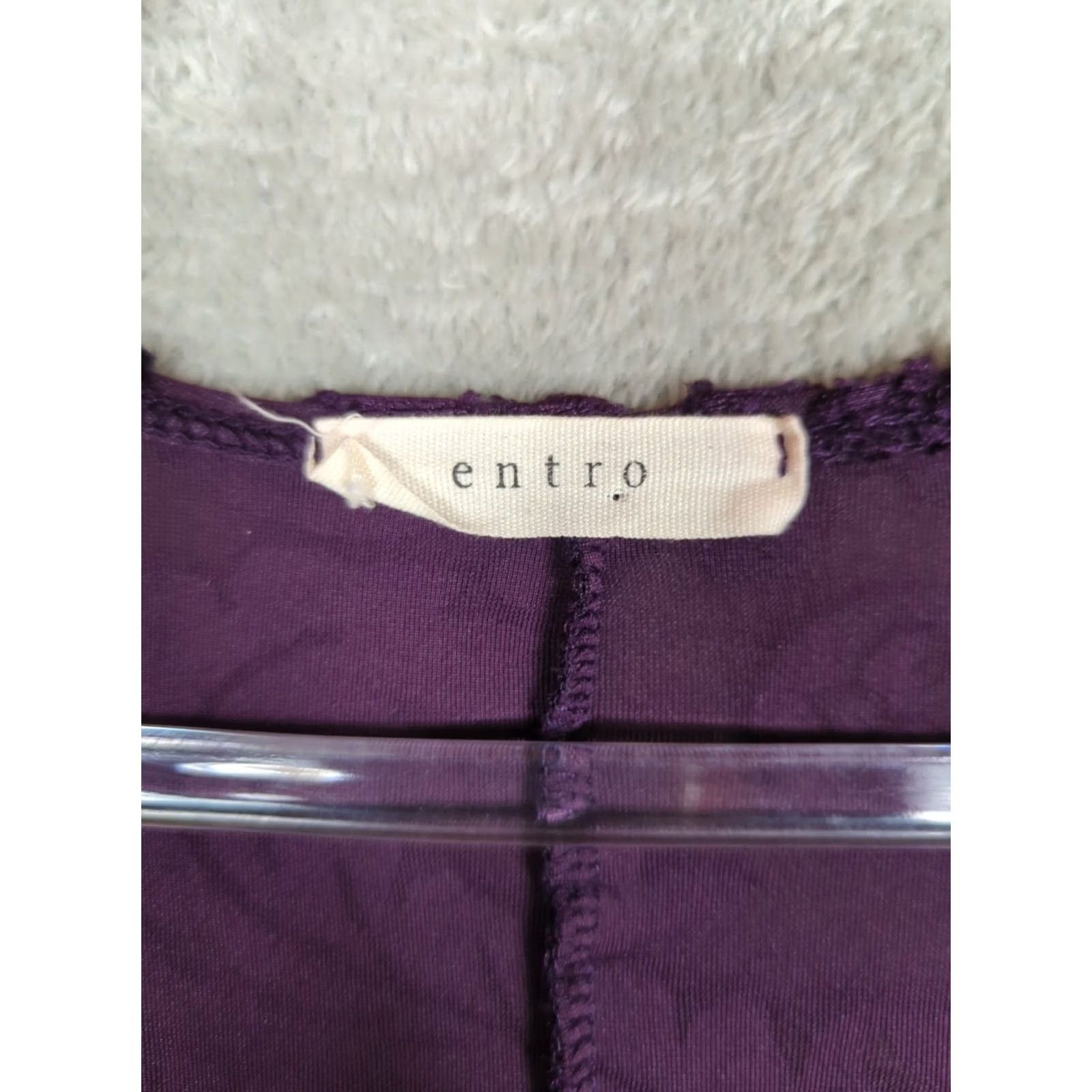 Velvet VINTAGE Boho Purple Floral Burnout Velvet Kimono Open Front Sz M Whimsigoth Fairy Size M / US 6-8 / IT 42-44 - 5 Thumbnail