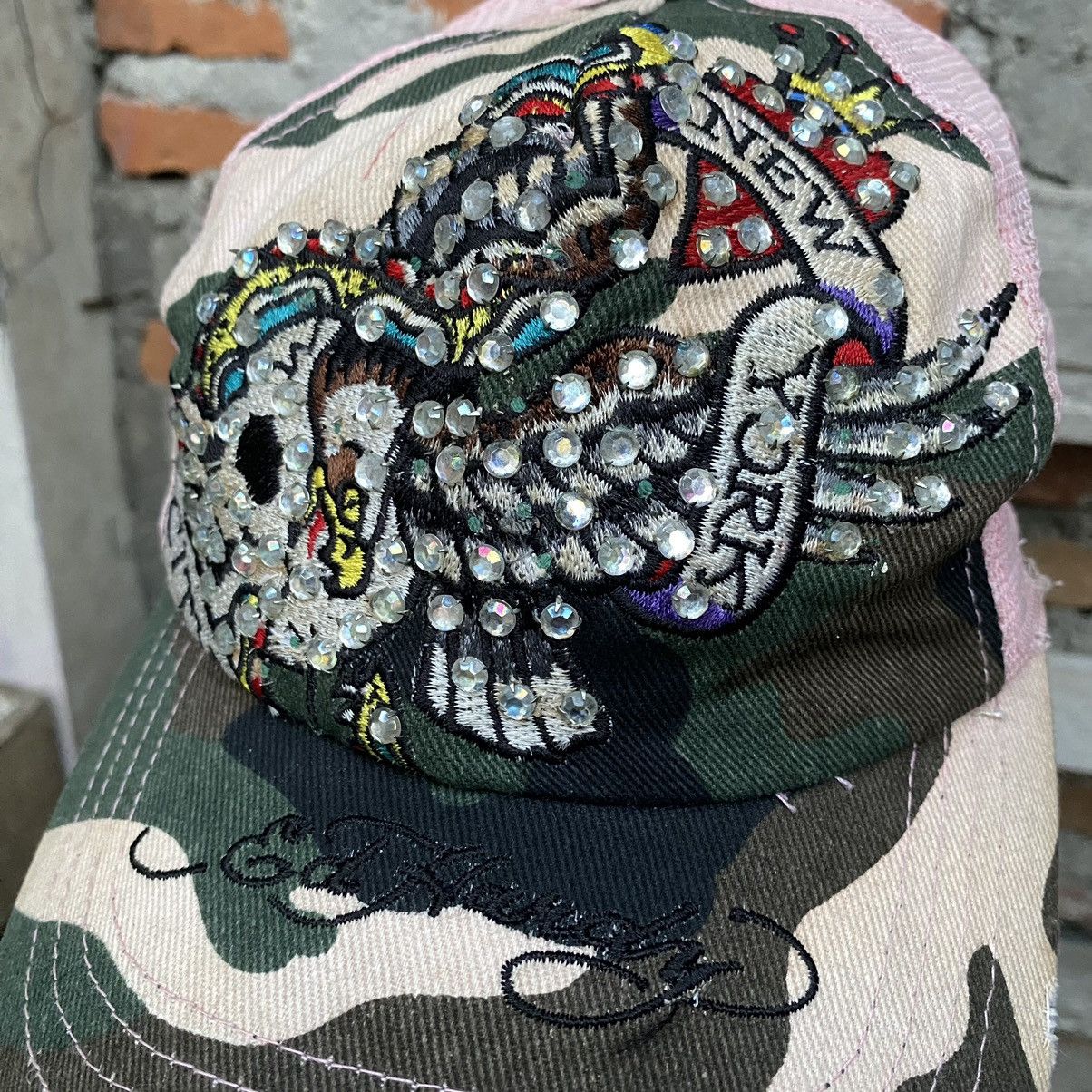 Christian Audigier ED HARDY NEW YORK TRUCKER CAP Size ONE SIZE - 7 Thumbnail