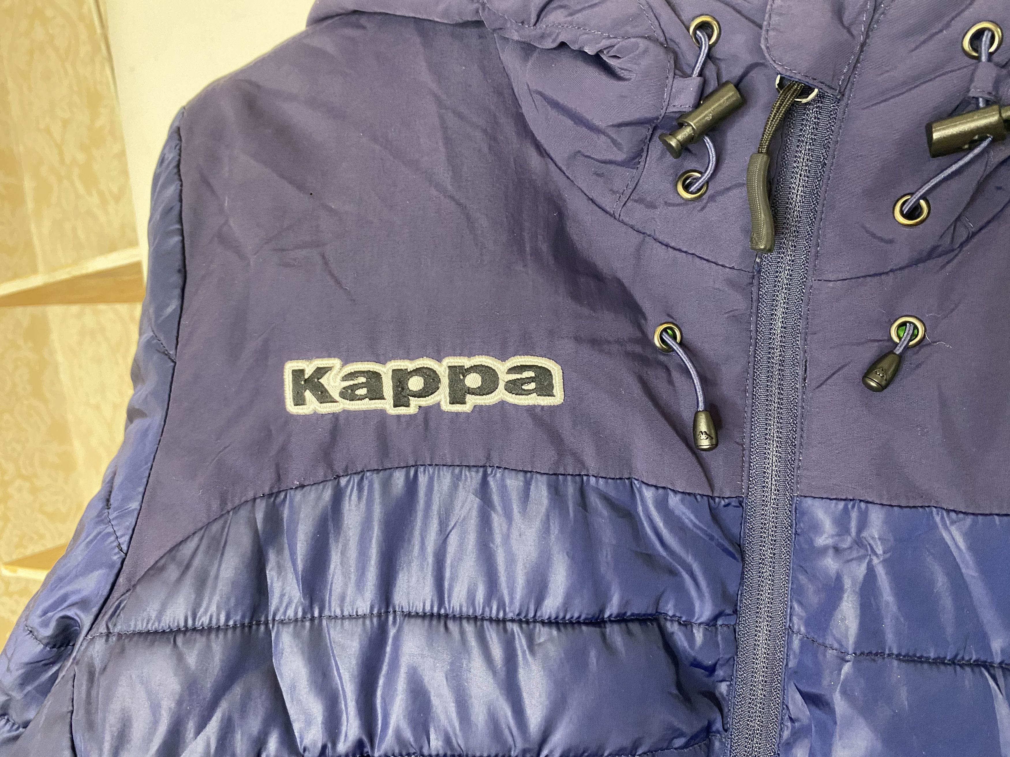 Kappa VFL WOLFSBURG TRAINING FOOTBALL SOCCER WINTER JACKET Size US L / EU 52-54 / 3 - 4 Thumbnail