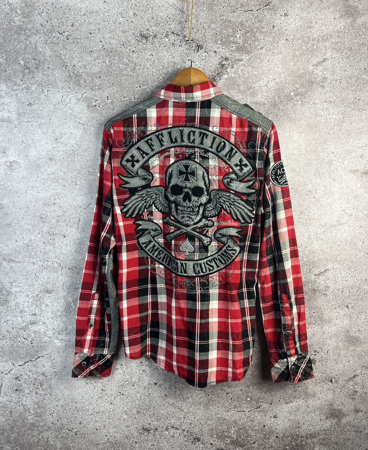 Affliction Limited Edition American Customs Motors California Shirt Size US S / EU 44-46 / 1 - 2 Thumbnail