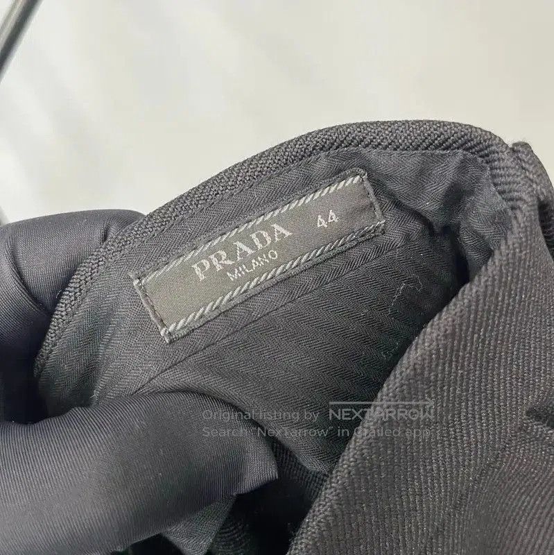 Prada Prada Black Polyester Casual Pants. Size US 26 / EU 42 - 3 Thumbnail