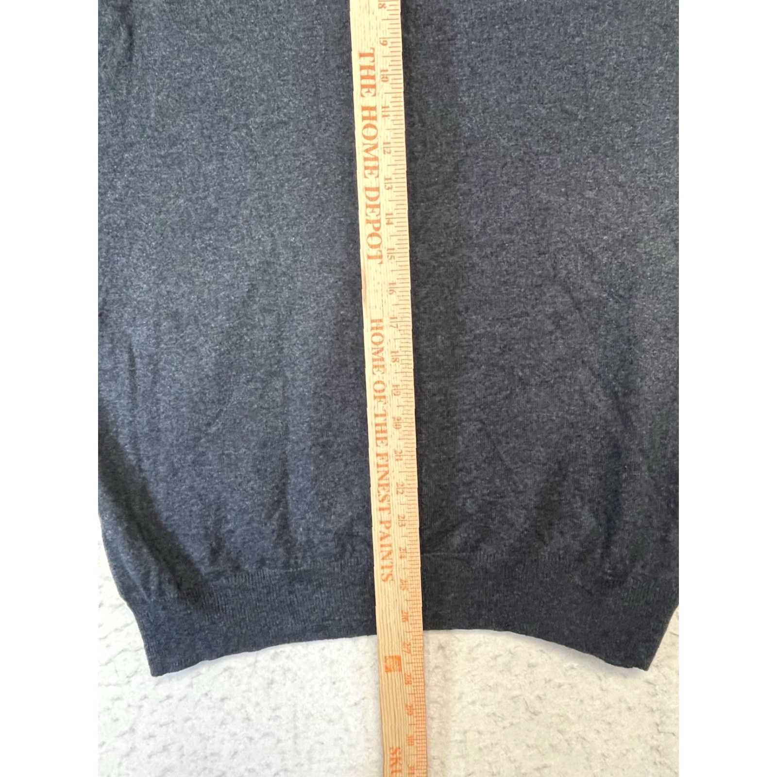 J.Crew J.CREW Sweater Men L Crew Neck Lightweight Cashmere Cotton Pullover Gray/Dark Grey Size US L / EU 52-54 / 3 - 4 Thumbnail