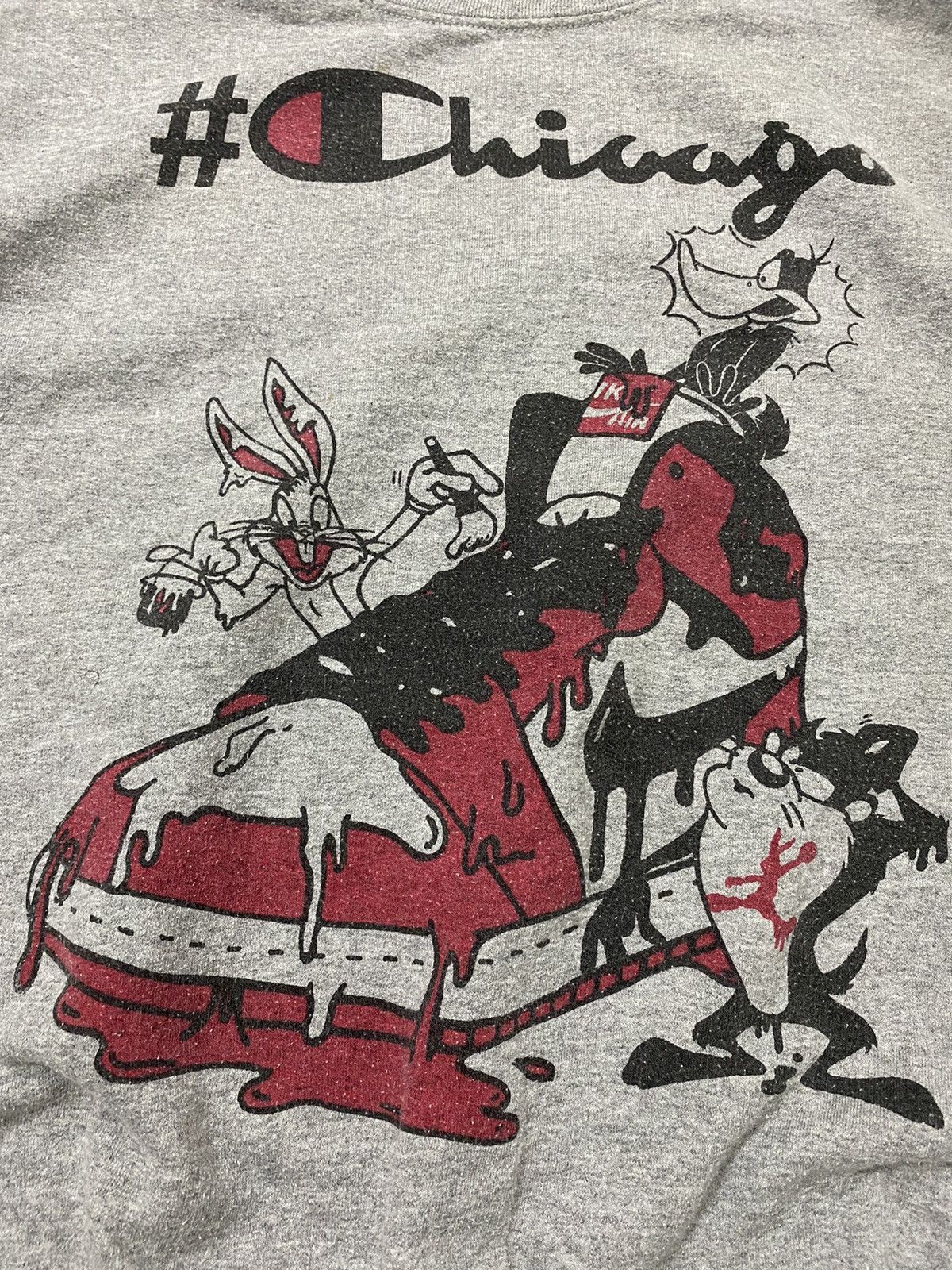 Champion × NBA × Vintage Looney Tunes Chicago Parody Champion Size US L / EU 52-54 / 3 - 2 Thumbnail