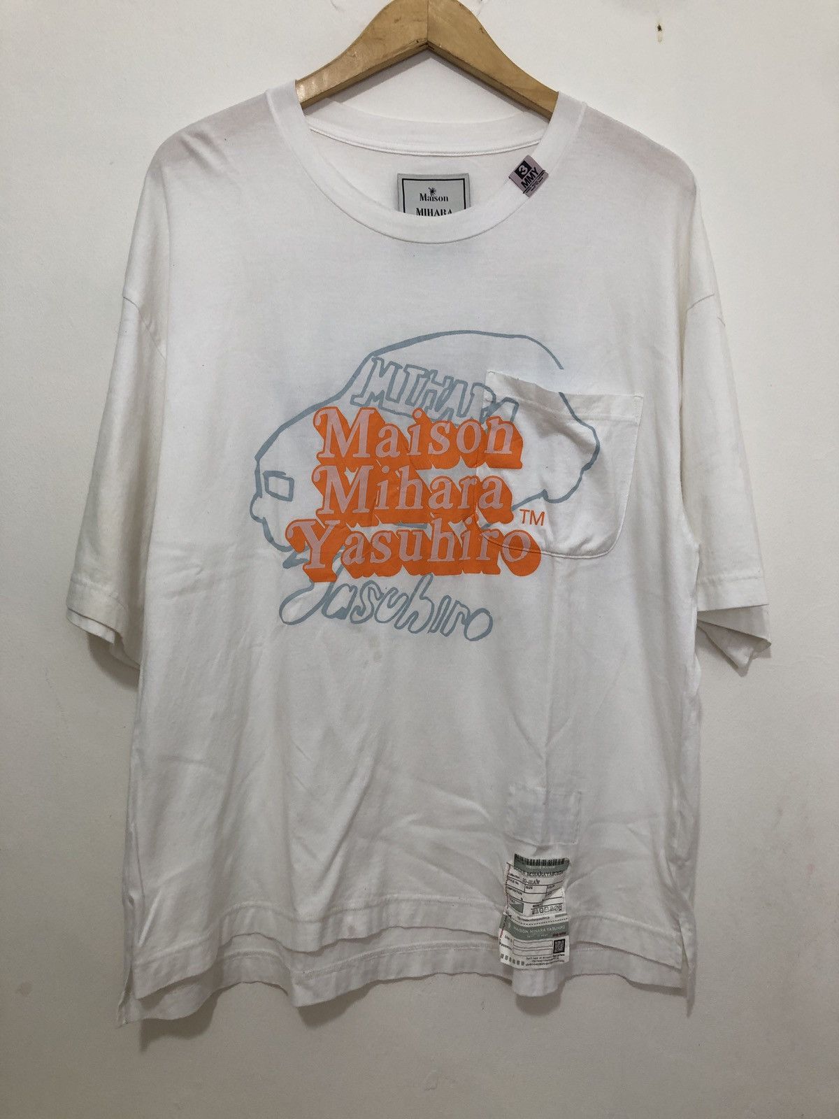 Maison MIHARA YASUHIRO Maison Mihara Yasuhiro Pocket T-Shirt Size US XL / EU 56 / 4 - 1 Thumbnail