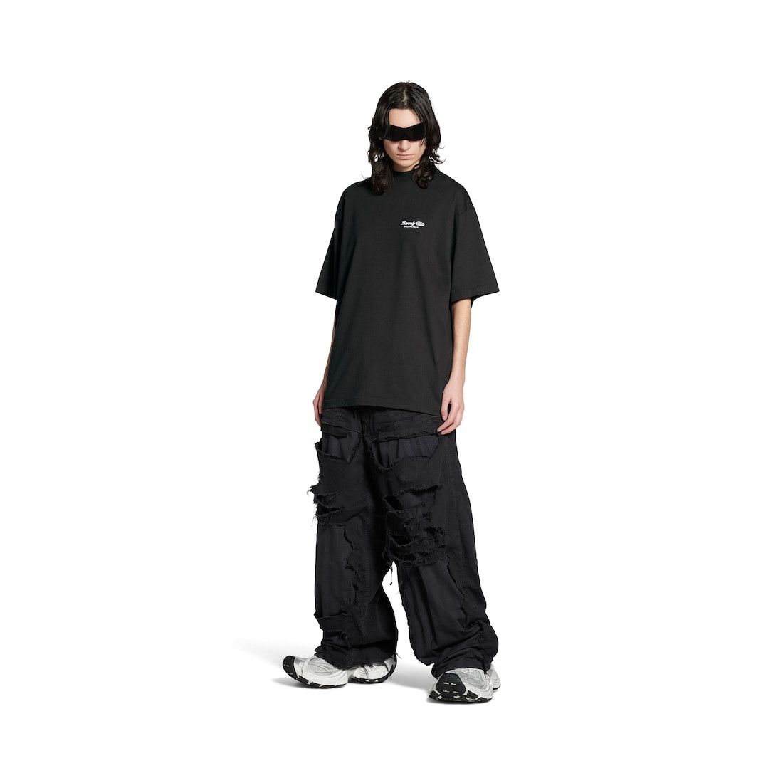 Balenciaga o1tr1nto1125 Beverly Hills T-Shirt Medium Fit in Black Size US M / EU 48-50 / 2 - 2 Thumbnail