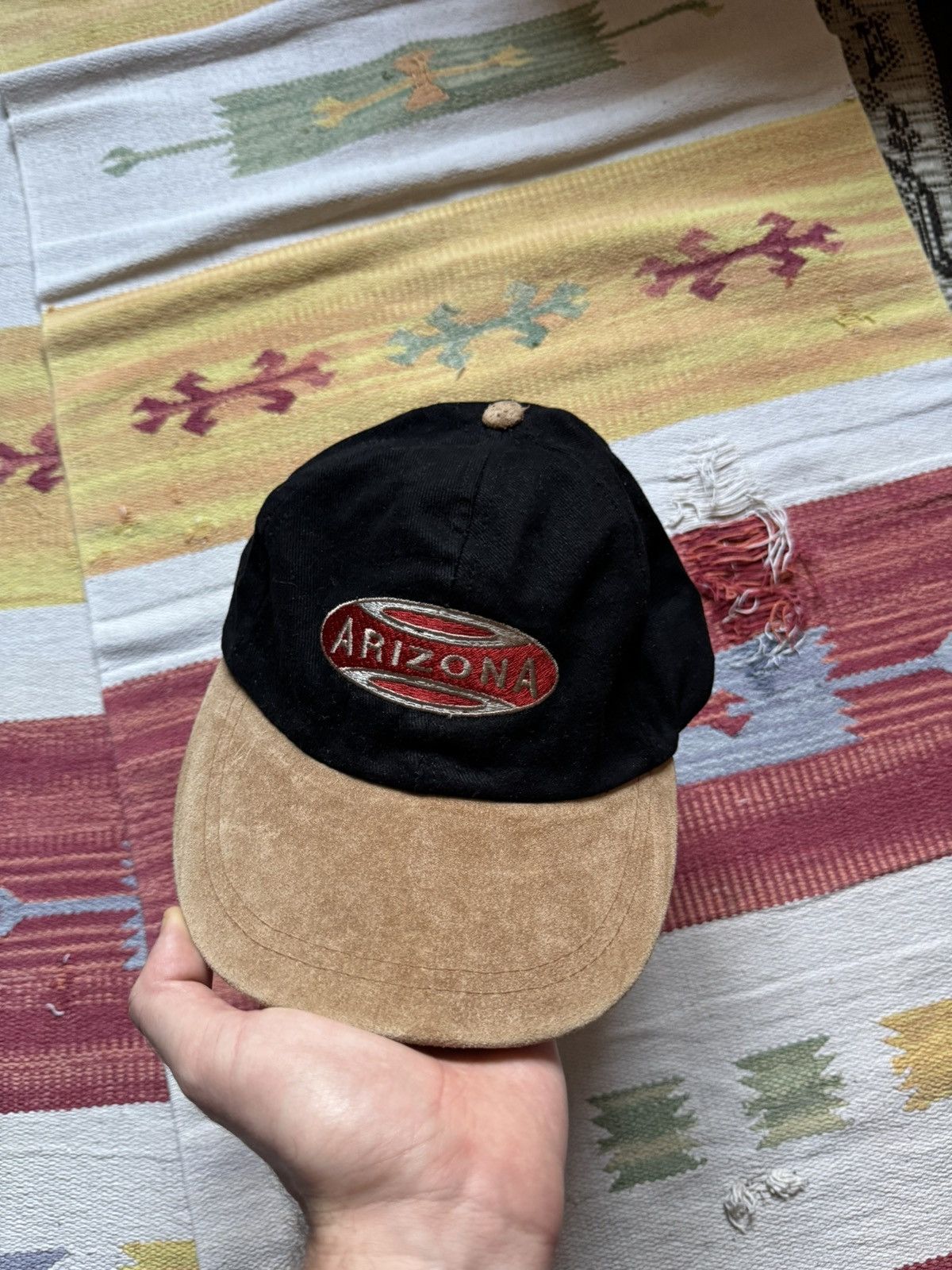 Leather Vintage 90’s Arizona USA Suede Leather Hat Size ONE SIZE - 2 Thumbnail