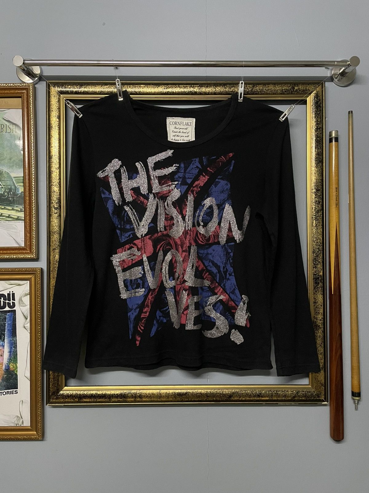Designer × Japanese Brand × Vintage Vintage 1990s Japan Designer The Vision Evol Ves Punk Tshirt Size US S / EU 44-46 / 1 - 1 Thumbnail