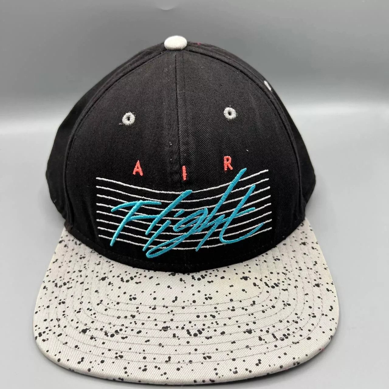 Nike Air Jordan Flight Hat Men Speckled Print Nike Snap Back Cap Size ONE SIZE - 1 Thumbnail