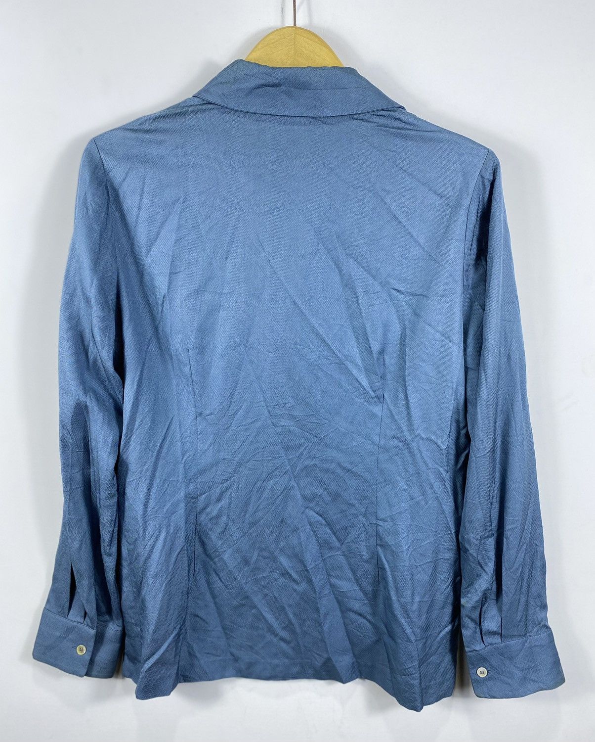 Japanese Brand Miu Miu shirt button up 100% silk Size L / US 10 / IT 46 - 3 Thumbnail