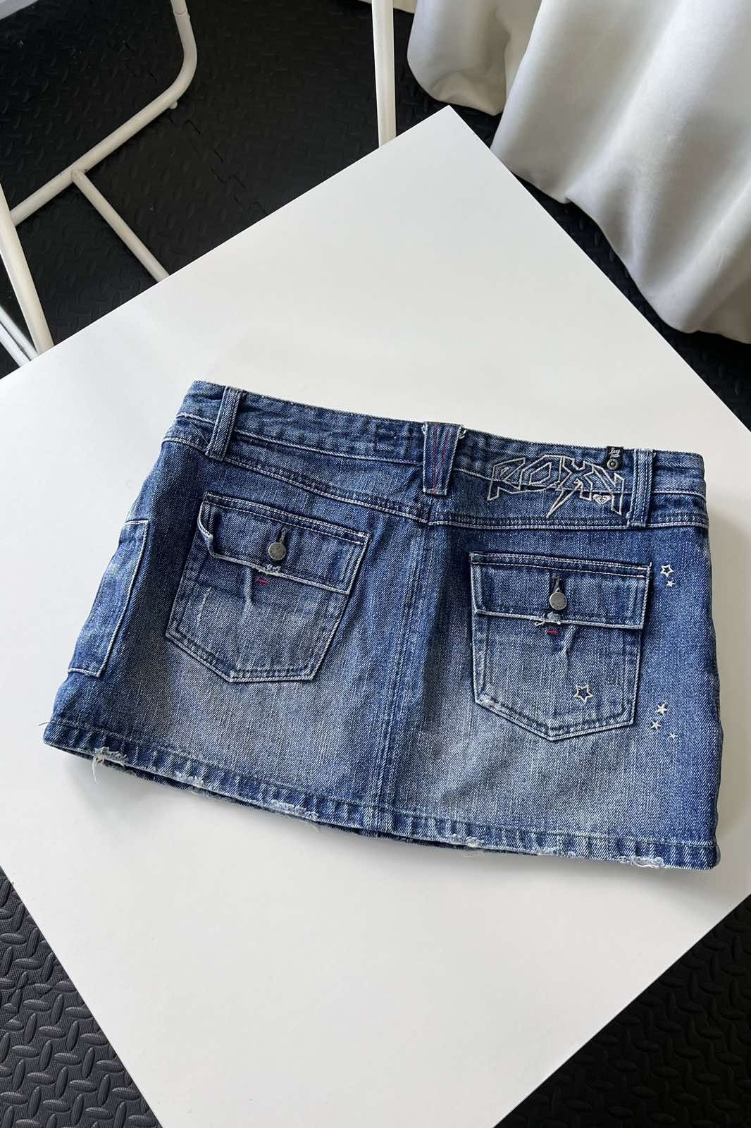 Other VINTAGE QUICKSILVER X ROXY SKIRT DENIM SZ 12 Size 34" / US 12 / IT 48 - 2 Thumbnail