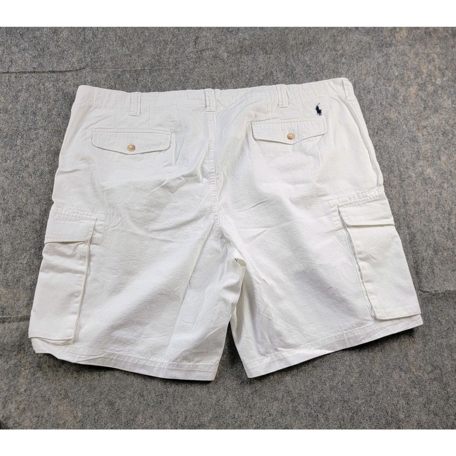 Polo Ralph Lauren Polo Ralph Lauren White Relaxed Fit Cargo Shorts 48 Size US 44 / EU 60 - 3 Thumbnail