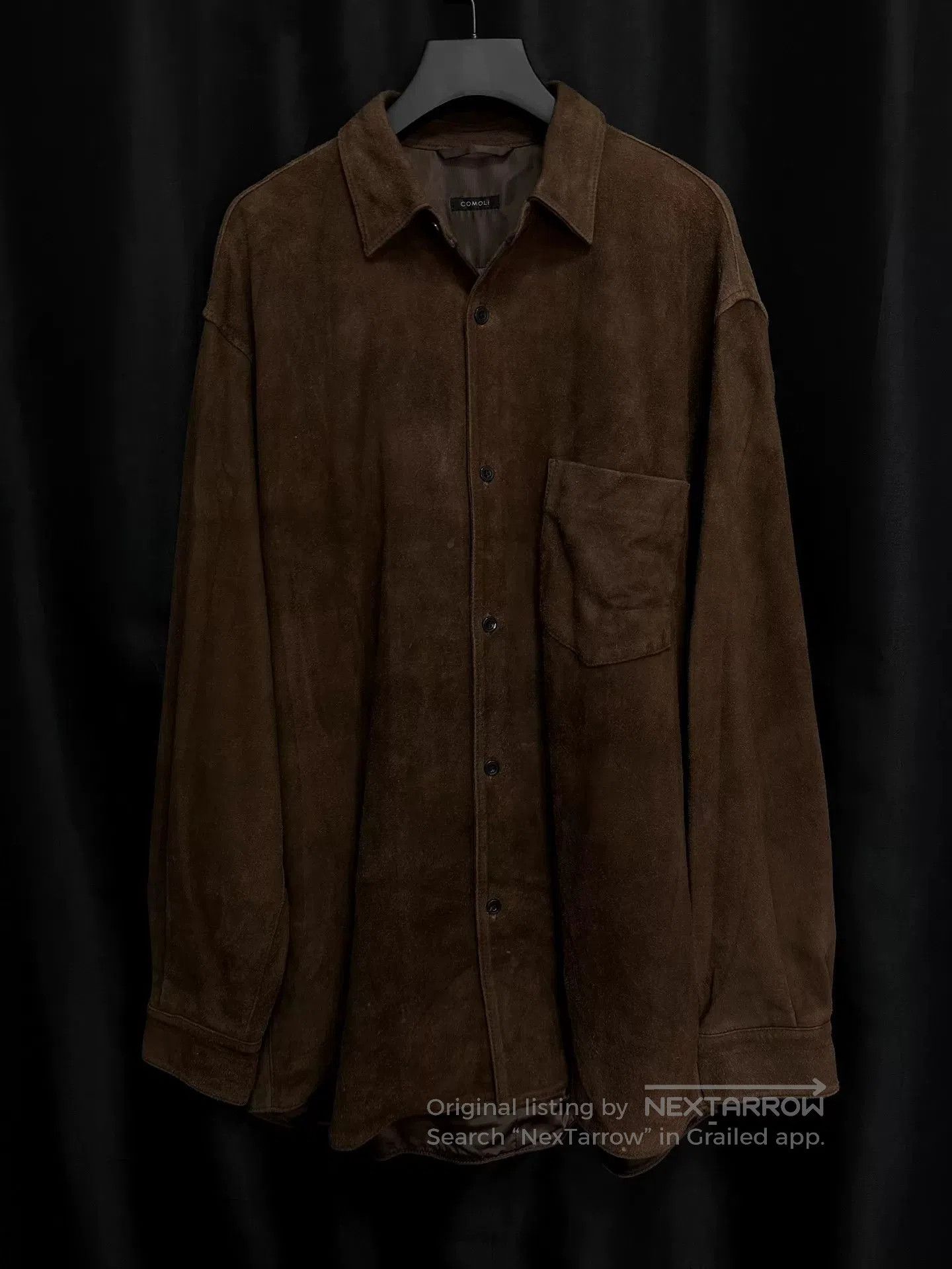 Comoli comoli deep brown deer leather shirt. Size US L / EU 52-54 / 3 - 1 Thumbnail