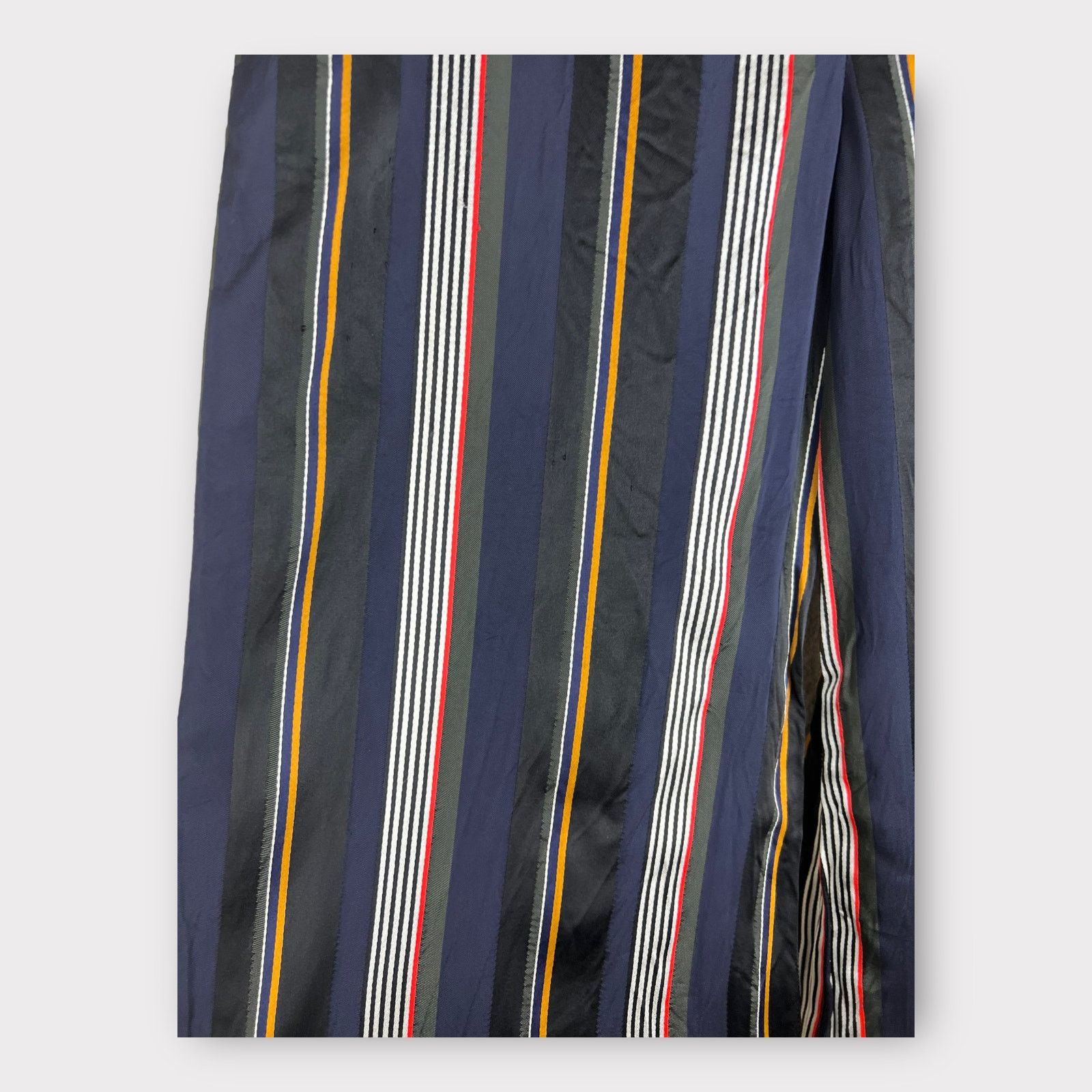 Nordstrom ROKSANDA | Navy Blue Stripe High Waist Wide Leg Pants US 10 Size 28" / US 6 / IT 42 - 13 Thumbnail
