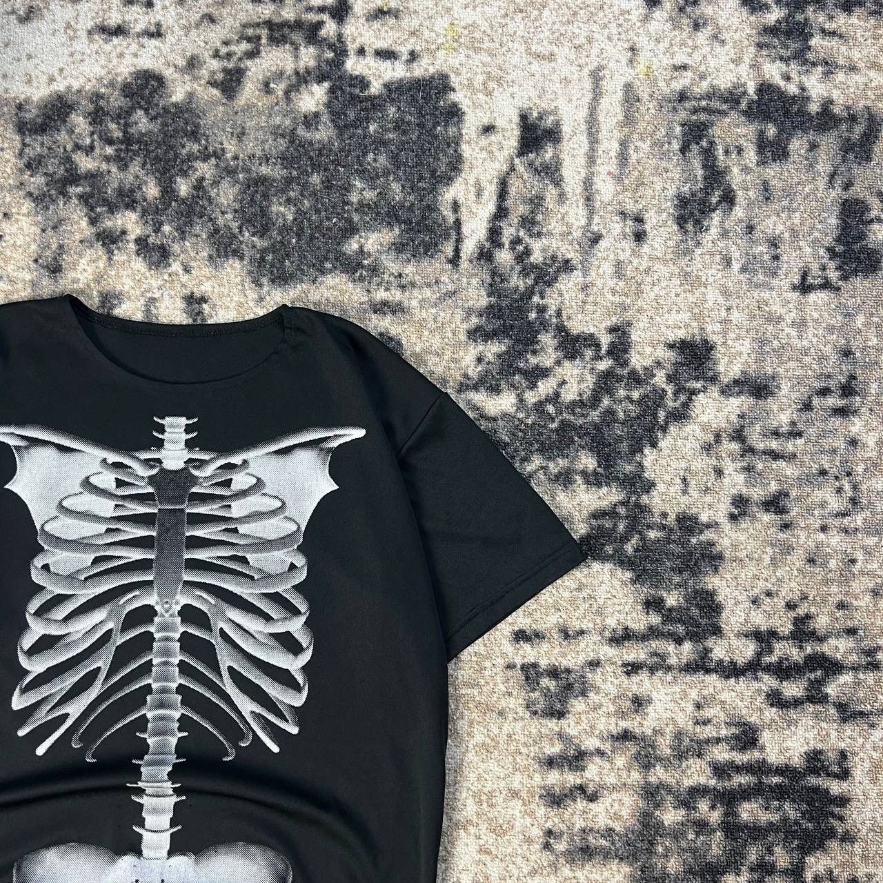 Band Tees Avant Garde Y2K Skeleton Big Logo T-Shirt Size US L / EU 52-54 / 3 - 2 Thumbnail