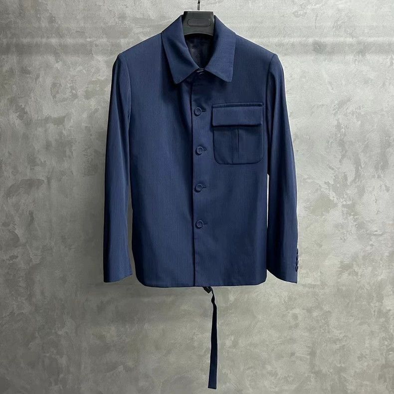 Dior Dior The latest blue functional button laced coat 2501-Next Size US S / EU 44-46 / 1 - 1 Thumbnail