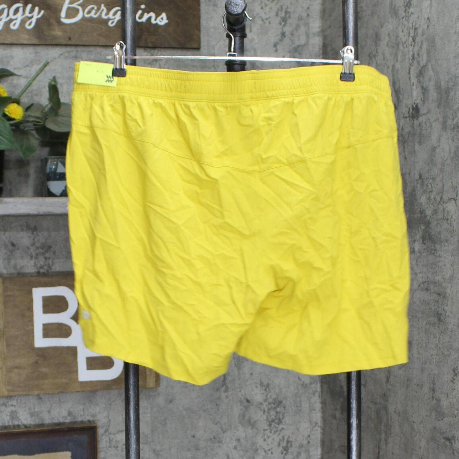 Designer NWT All In Motion Woven Shorts 7" G822PR XL Gold Yellow Size US 36 / EU 52 - 2 Thumbnail