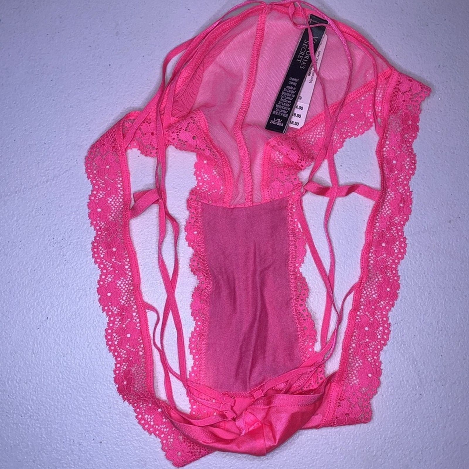 Victoria's Secret Victorias Secret Panties VS Cheeky panty Neon Pink Size ONE SIZE - 3 Thumbnail