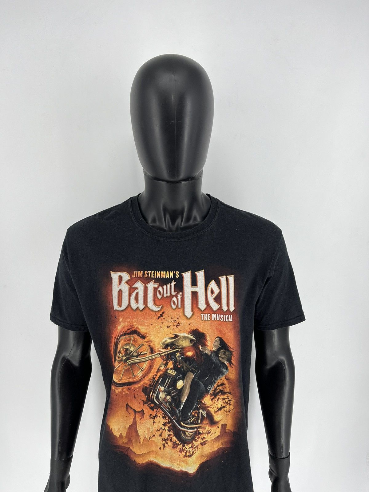 Band Tees Vintage Jim Steinmans Bat Out Of Hell / The Musical / Shirt Size US XL / EU 56 / 4 - 5 Thumbnail
